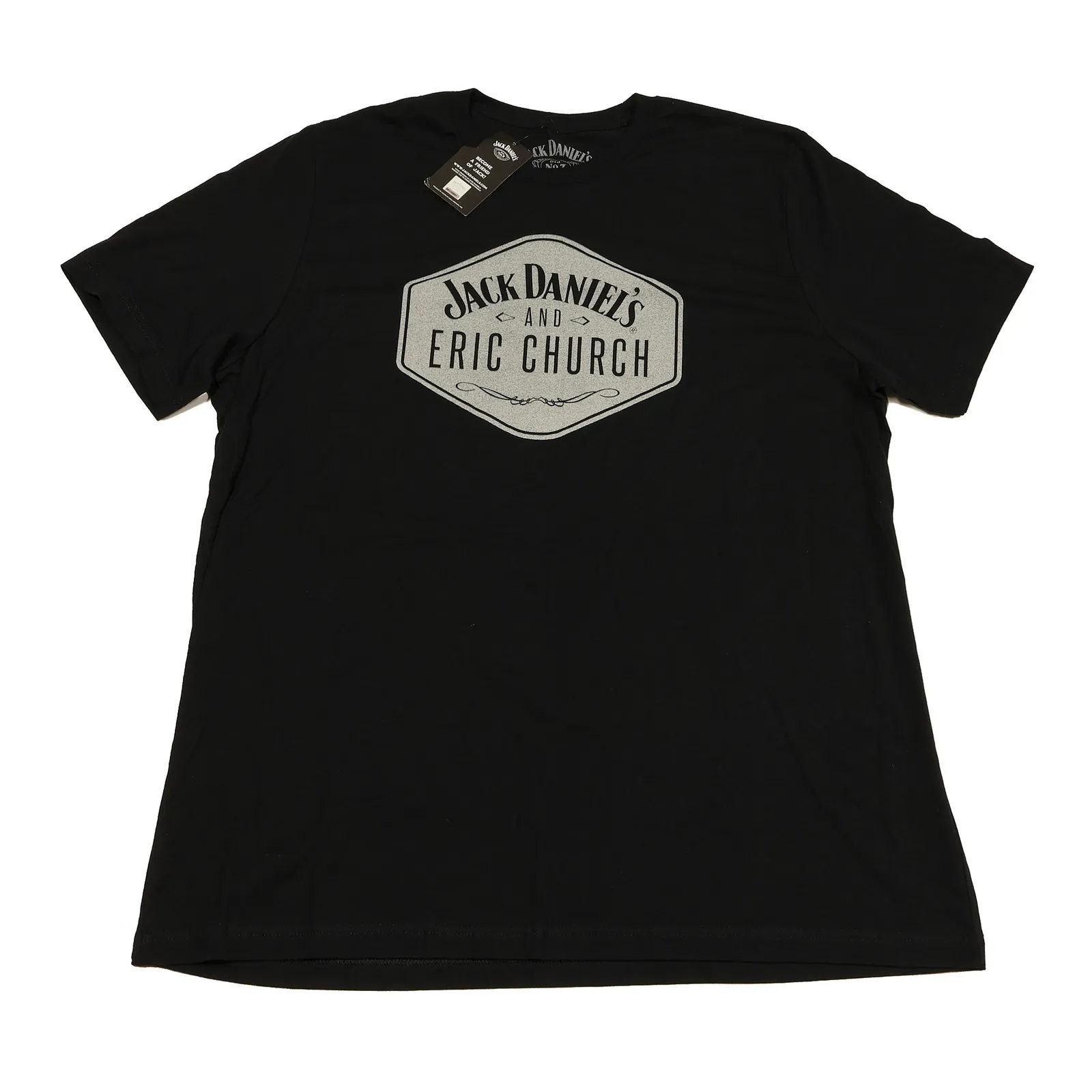 Jack Daniel's Eric Church T-Shirt whisky bottle