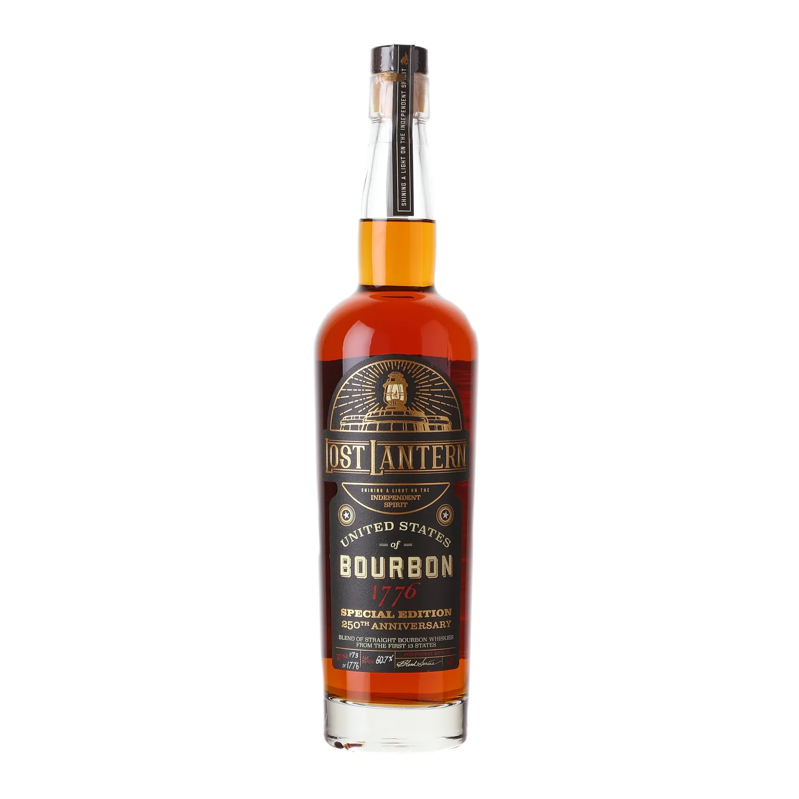 Lost Lantern United States of Bourbon 1776 Special Edition 250th Anniversary 4 Year Old, Lost Lantern, 60.7% whisky bottle