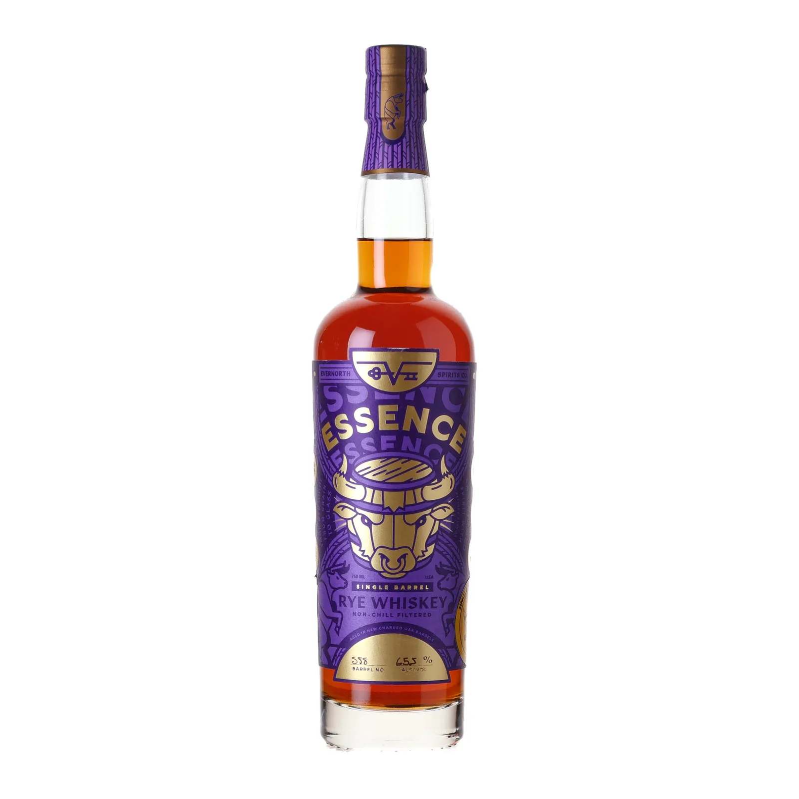 Evernorth Essence Rye Greg's Get It N Go 6 Year Old, New Charred Oak Cask, Cask #S58, Evernorth Spirits Co., 65.5% whisky bottle