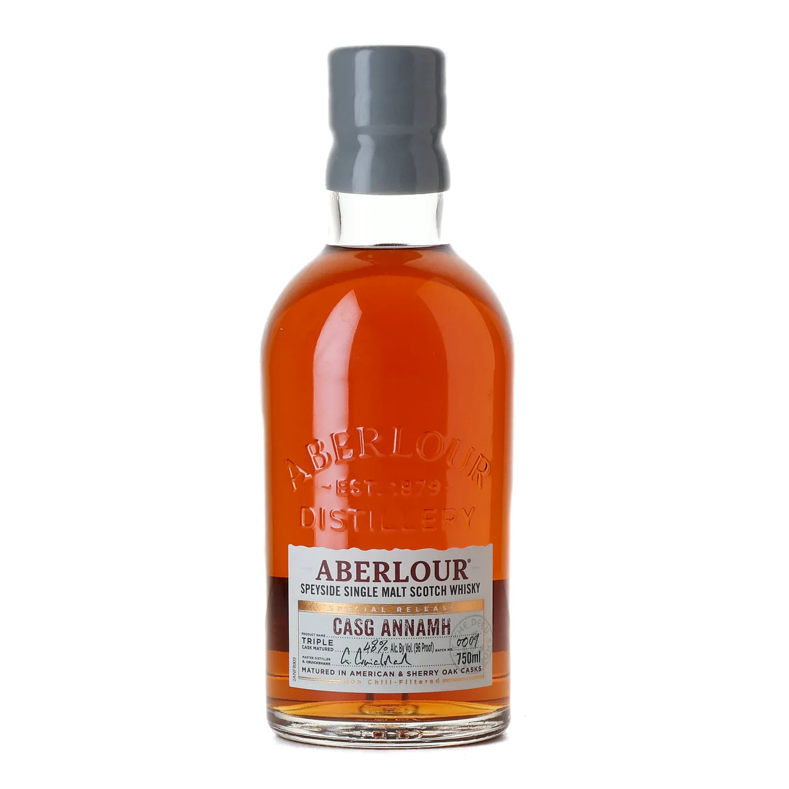 Aberlour Casg Annamh Special Release, American & Sherry Oak Cask, Batch No. 0009, 2023, 48% whisky bottle