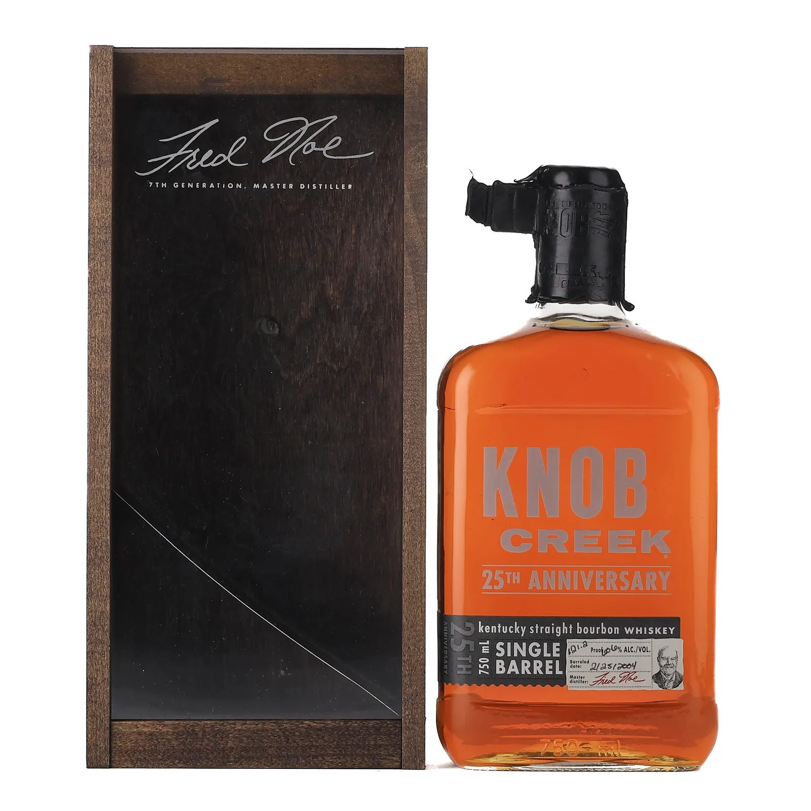 Knob Creek 25th Anniversary Single Barrel Bourbon 13 Year Old, 2017, 60.6% whisky bottle