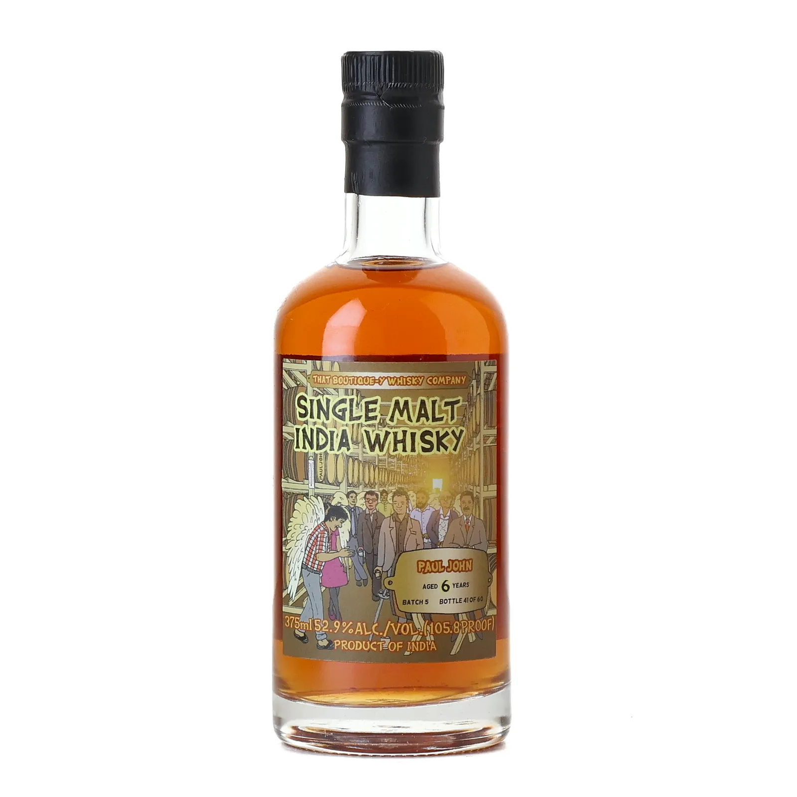 Paul John 6 Year Old, Batch No. 9, That Boutique-y Whisky Company, 52.9% whisky bottle