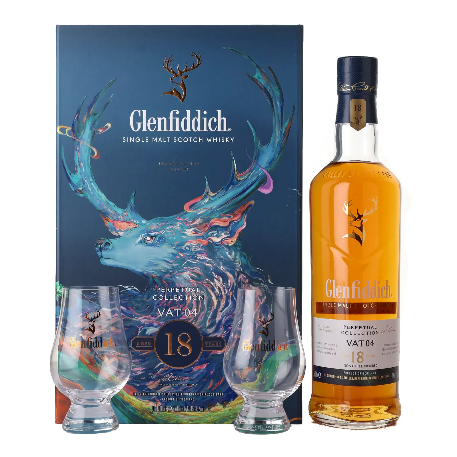 Glenfiddich Perpetual Collection VAT 04 18 Year Old, Bourbon & Sherry Cask, 47.8% whisky bottle