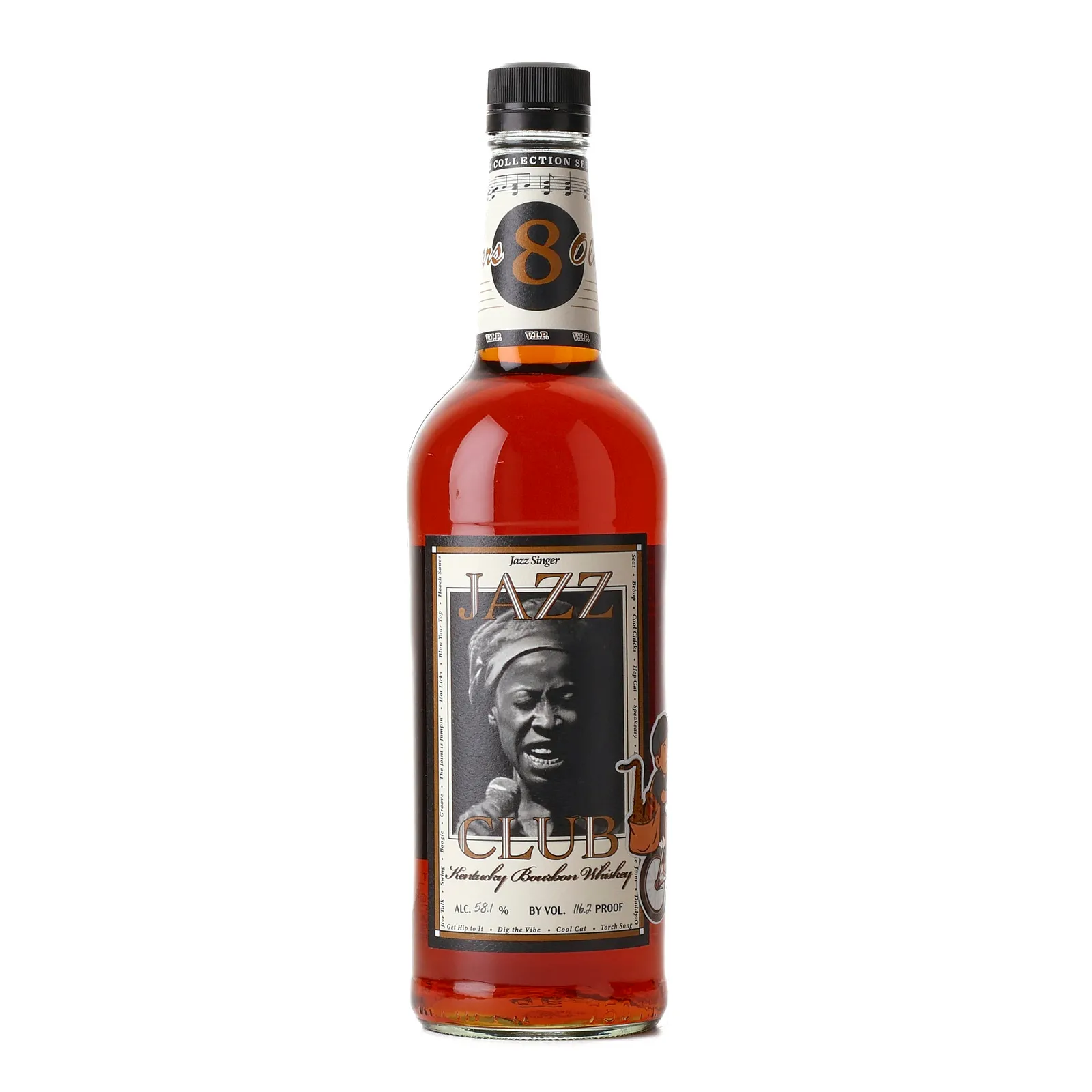 Jazz Club 'Paper Route' Private Barrel Selection 8 Year Old, Charred Oak Cask, Preservation Distillery, 58.1% whisky bottle