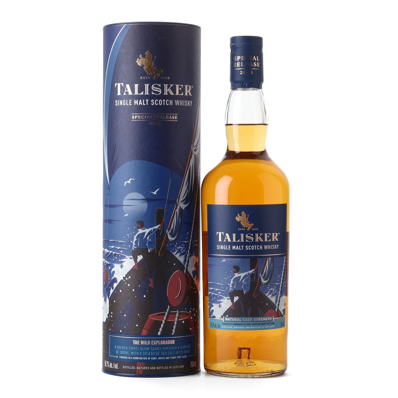 Talisker Special Release 11 Year Old, Ruby, Tawny Port & White Cask, 2023, 59.7% whisky bottle