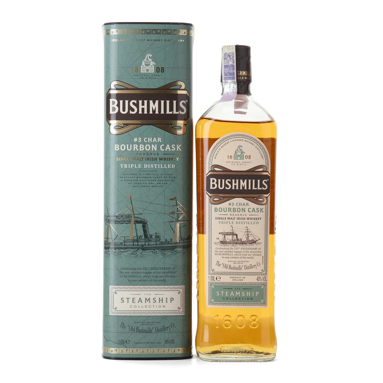 Bushmills Steamship Collection #3 Char Bourbon Cask, 40% whisky bottle