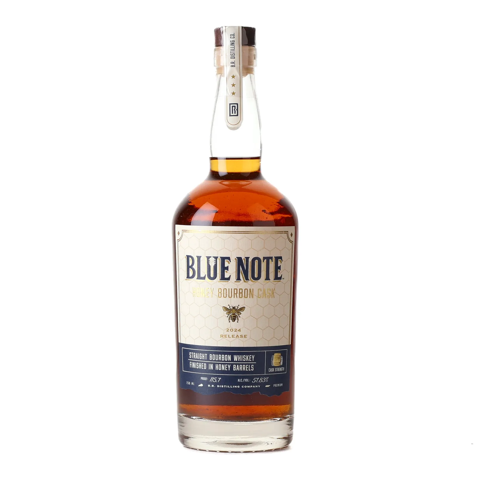 Blue Note Honey Bourbon Cask, 2024, 3 Year Old, 57.83% whisky bottle