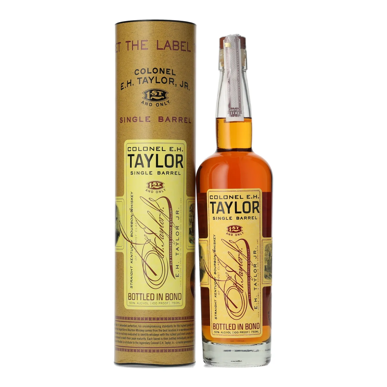 Colonel E.H. Taylor, Jr. Single Barrel Port Royal Liquors Private Barrel Selection, Bourbon Cask, Cask #081, 2024, 50% whisky bottle