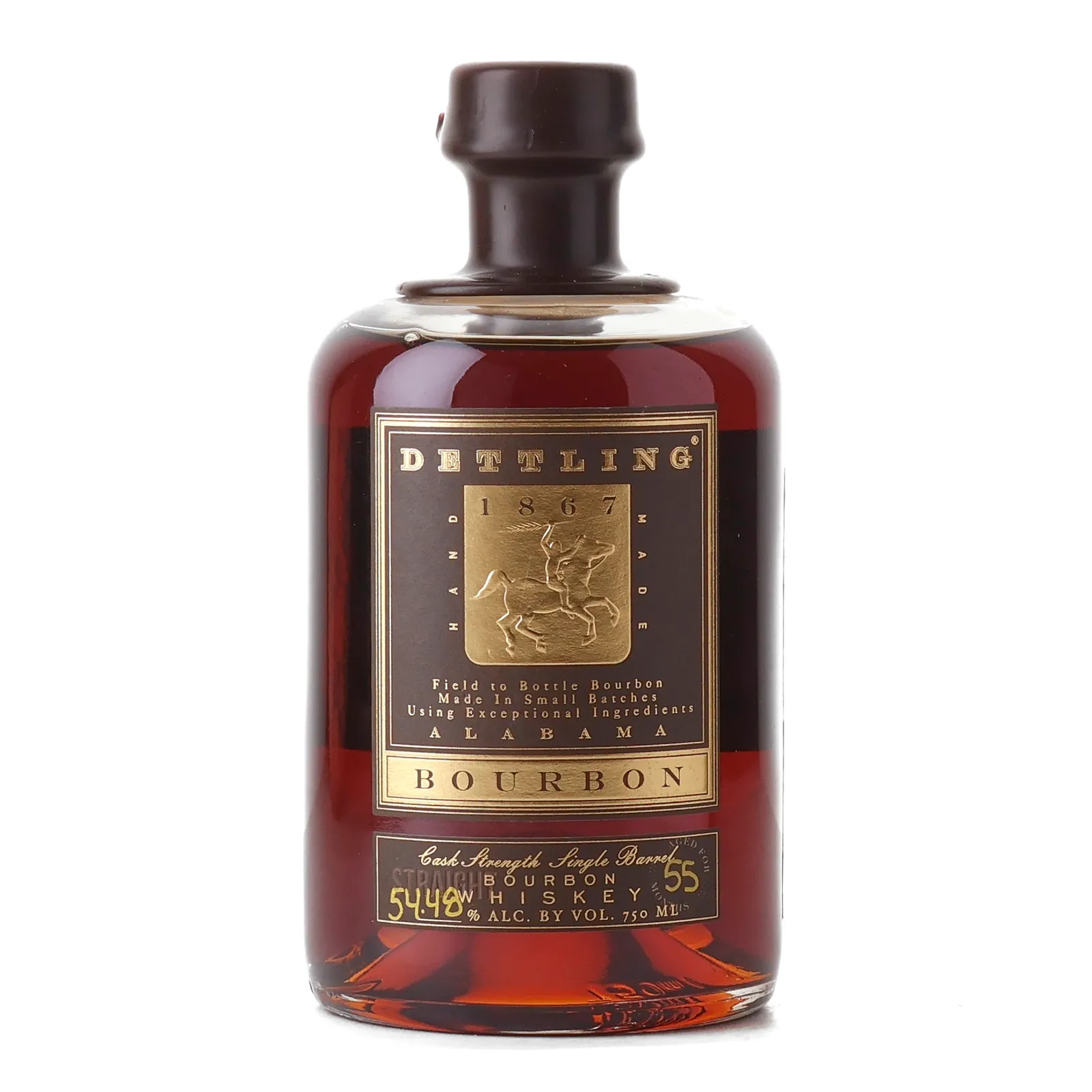 Dettling Cask Strength Single Barrel 4 Year Old, New Charred Oak Cask, Cask #533, 54.48% whisky bottle