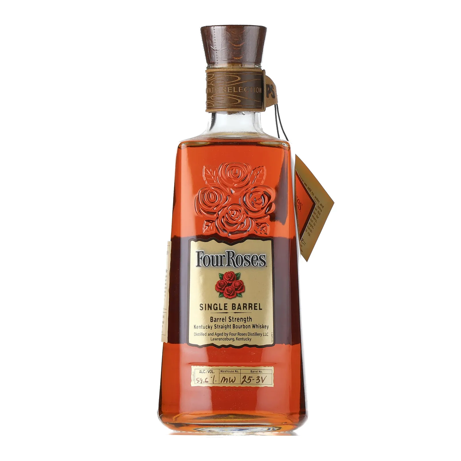 Four Roses Single Barrel Private Selection OESO 11 Year Old, Cask #25-3V, 2021, 59.6% whisky bottle