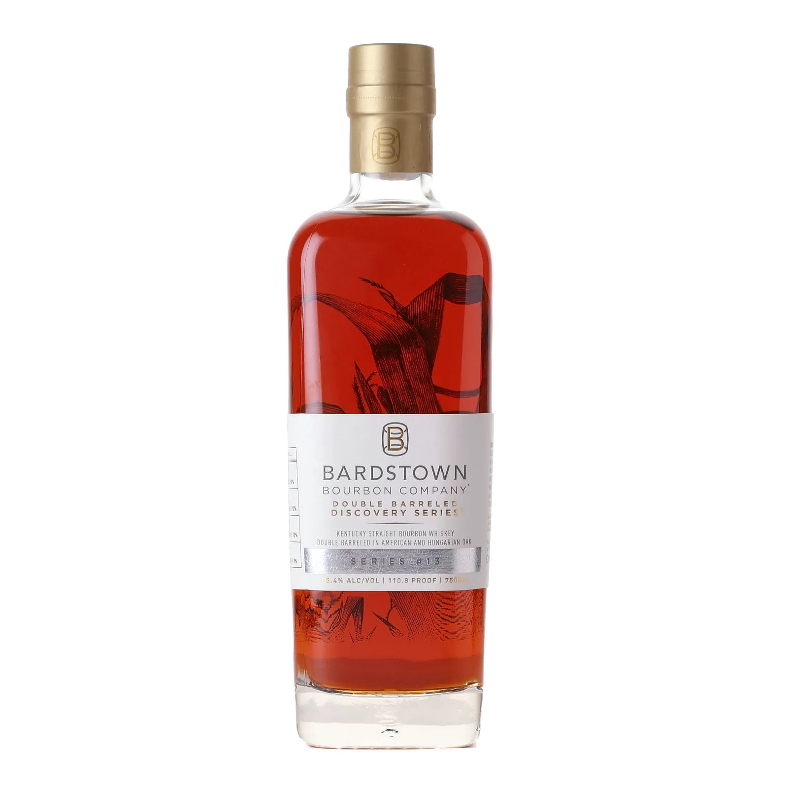Bardstown Bourbon Company Discovery Series #13 Double Barreled Bourbon, American & Hungarian Oak Cask, Series No. 13, 55.4% whisky bottle