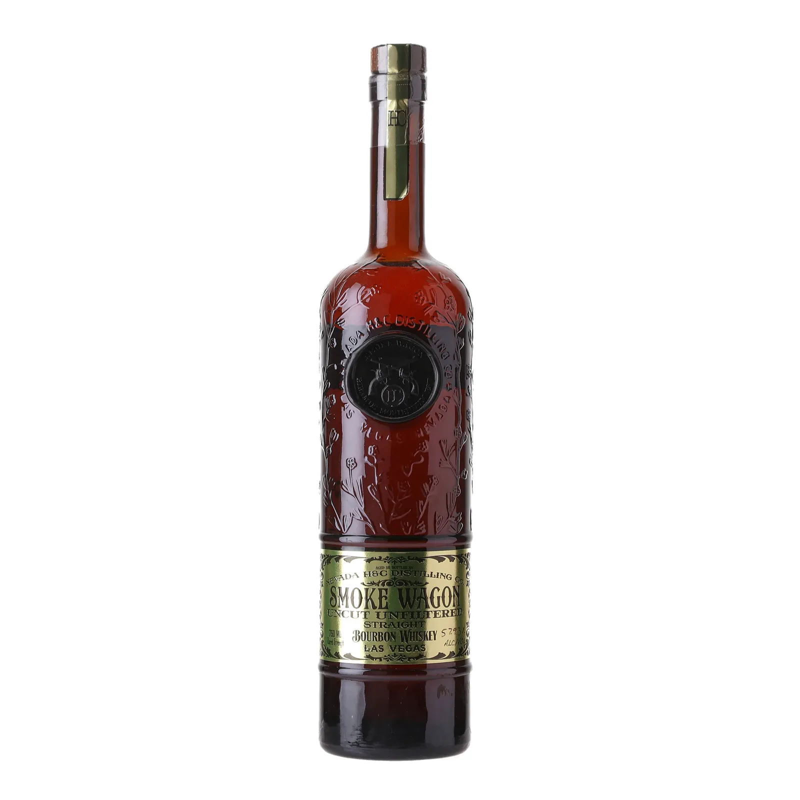 Smoke Wagon Uncut Unfiltered Batch No. 134b, 2022, 57.9% whisky bottle