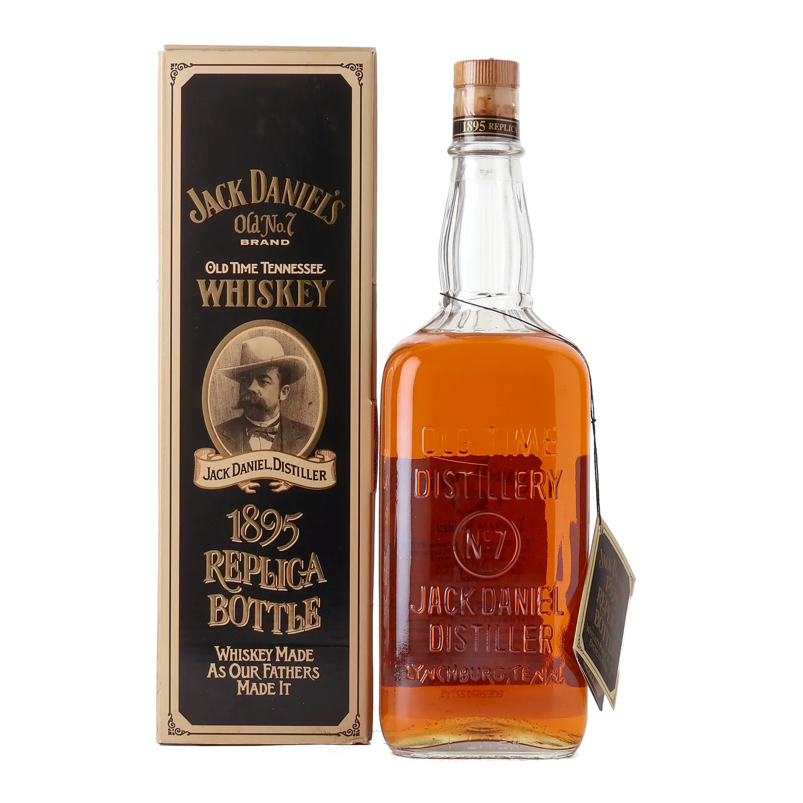 Jack Daniel's Old No. 7 1895 Replica, 1992, 43% whisky bottle