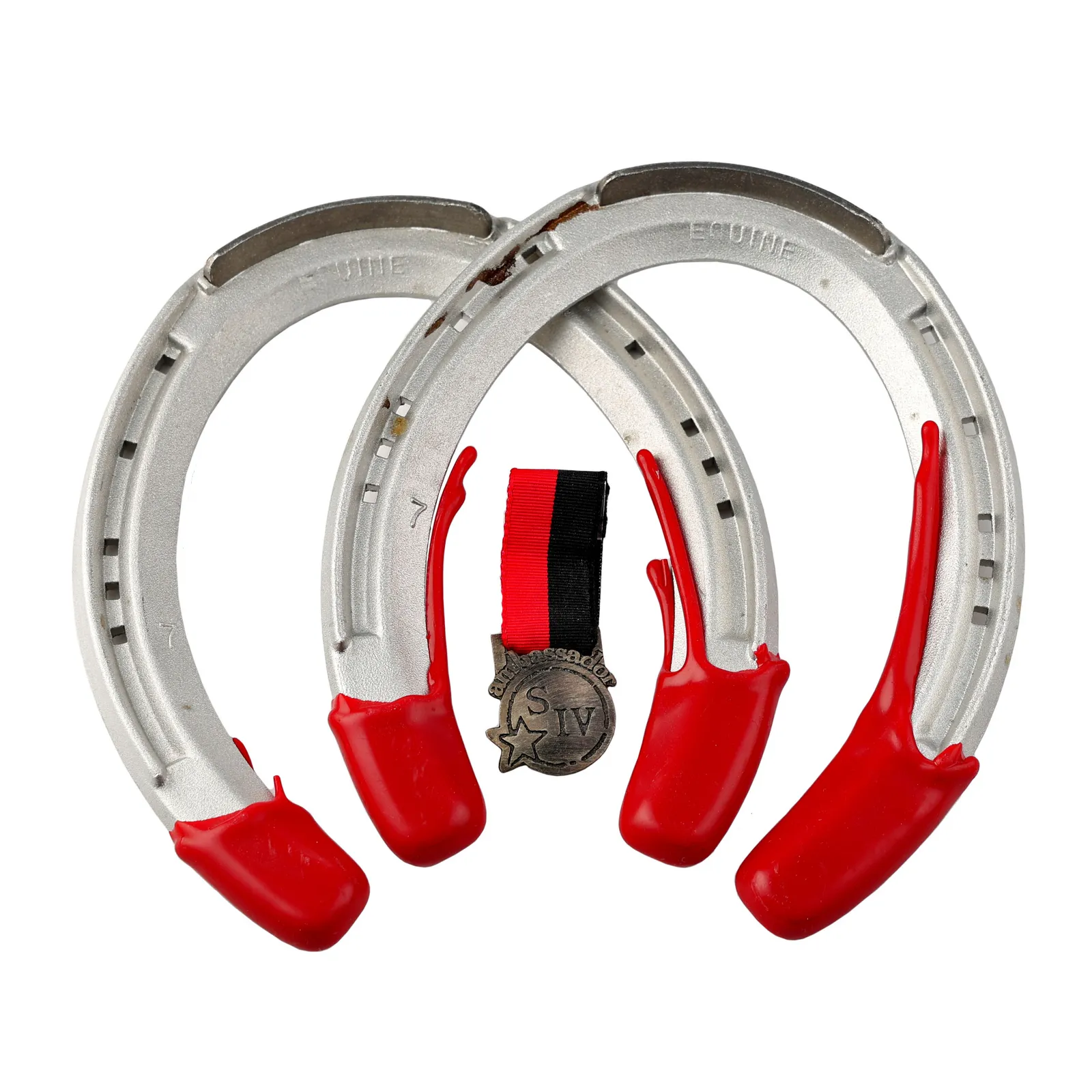 Maker's Mark Horseshoe Set & Ambassador Pin whisky bottle
