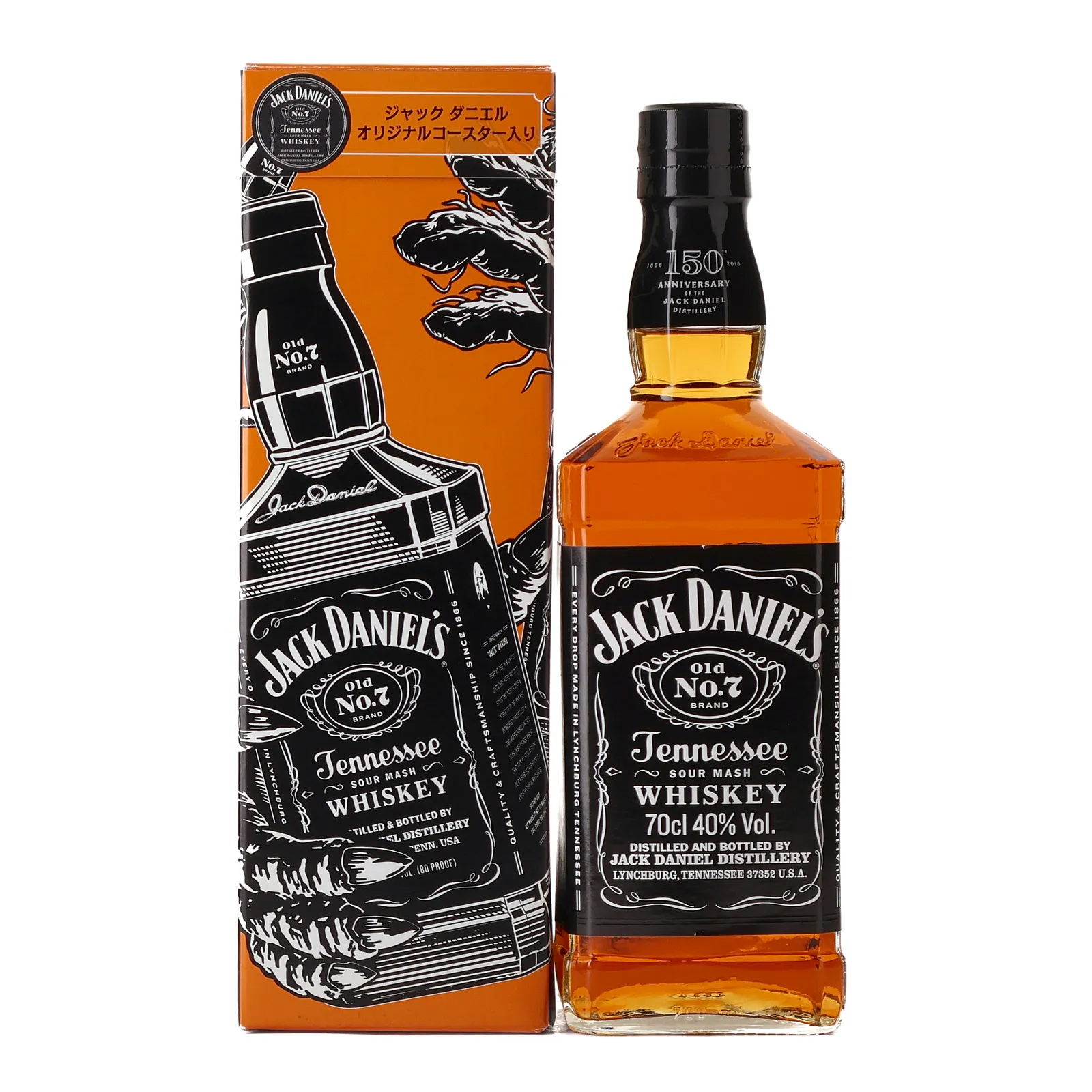 Jack Daniel's 150th Anniversary, American Oak Cask, 2016, 40% whisky bottle