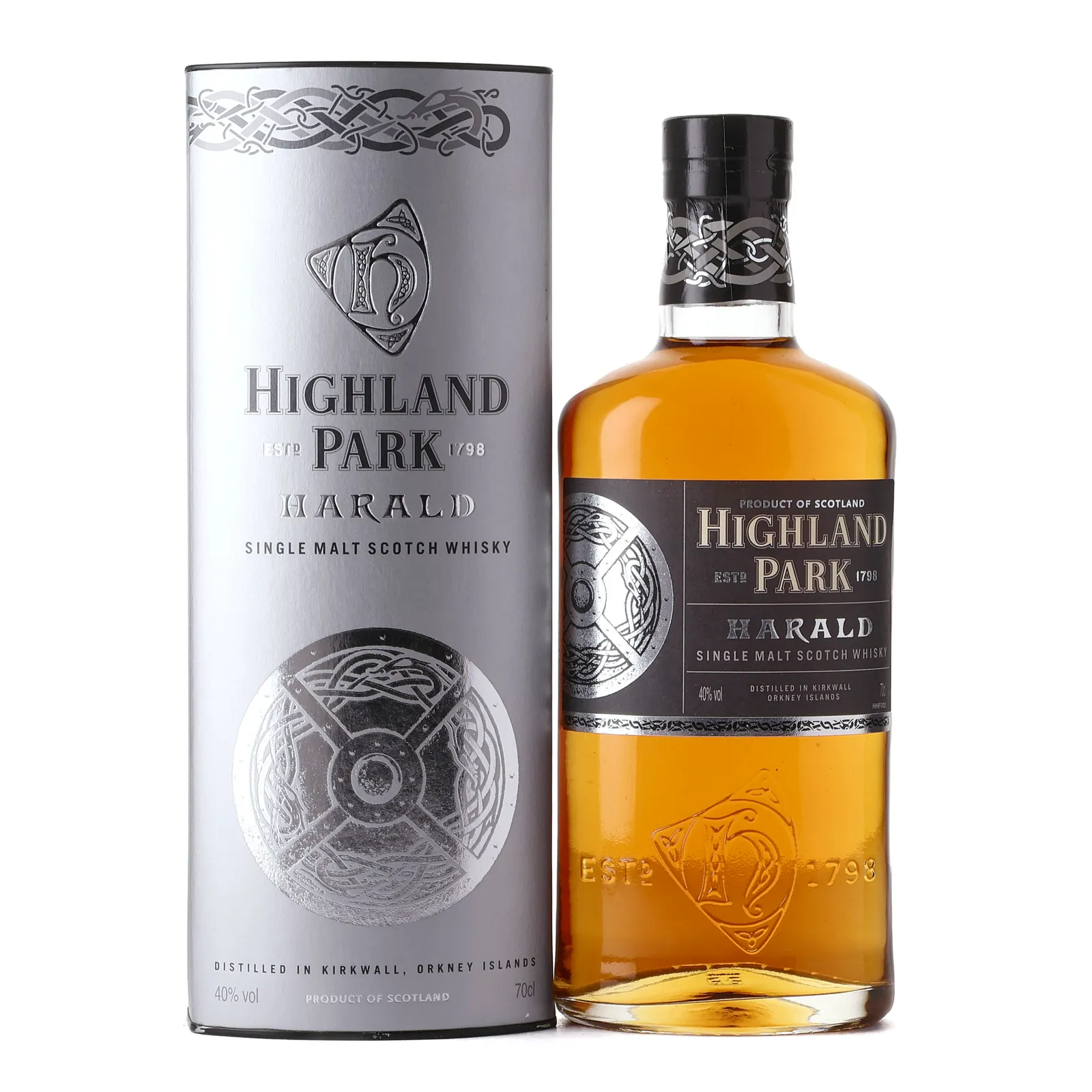 Highland Park Harald, Warrior Series, American & European Oak, Sherry Seasoned Cask, 2013, 40% whisky bottle