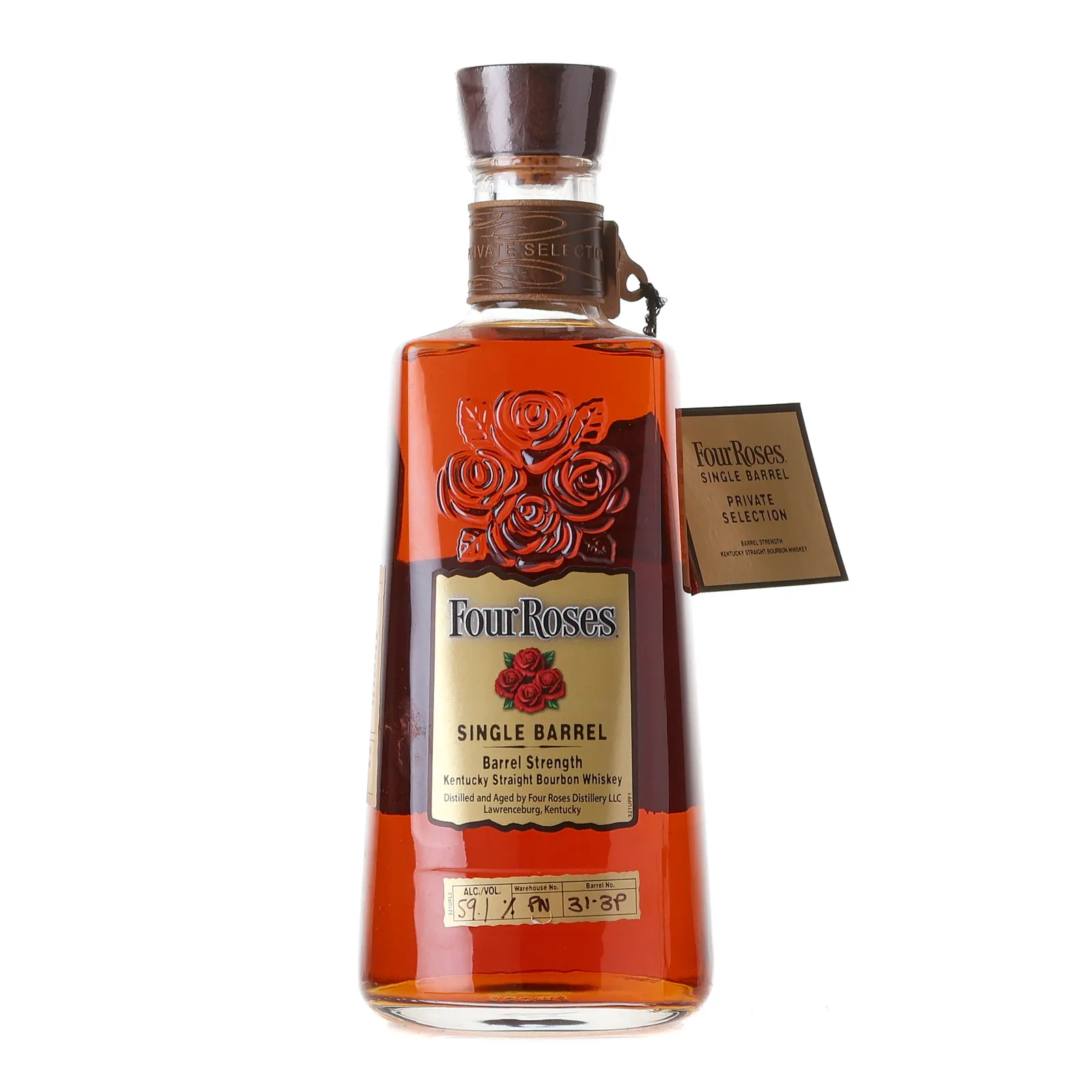 Four Roses Barrel Strength OBSO Private Selection 9 Year Old, Cask #31-3P, 2021, 59.1% whisky bottle