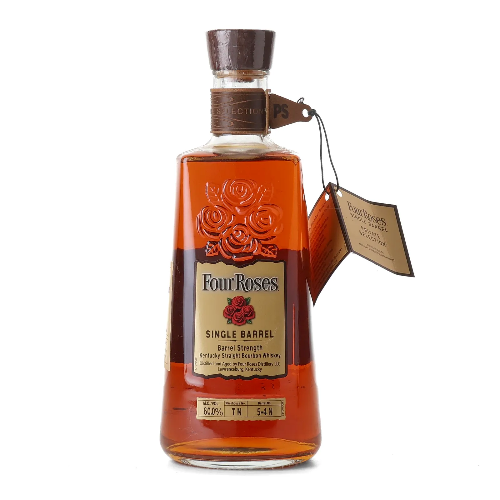 Four Roses Single Barrel Barrel Strength OBSK Hawaii Whiskey Mafia Private Selection 8 Year Old, Cask #5-4 N, 2023, 60% whisky bottle