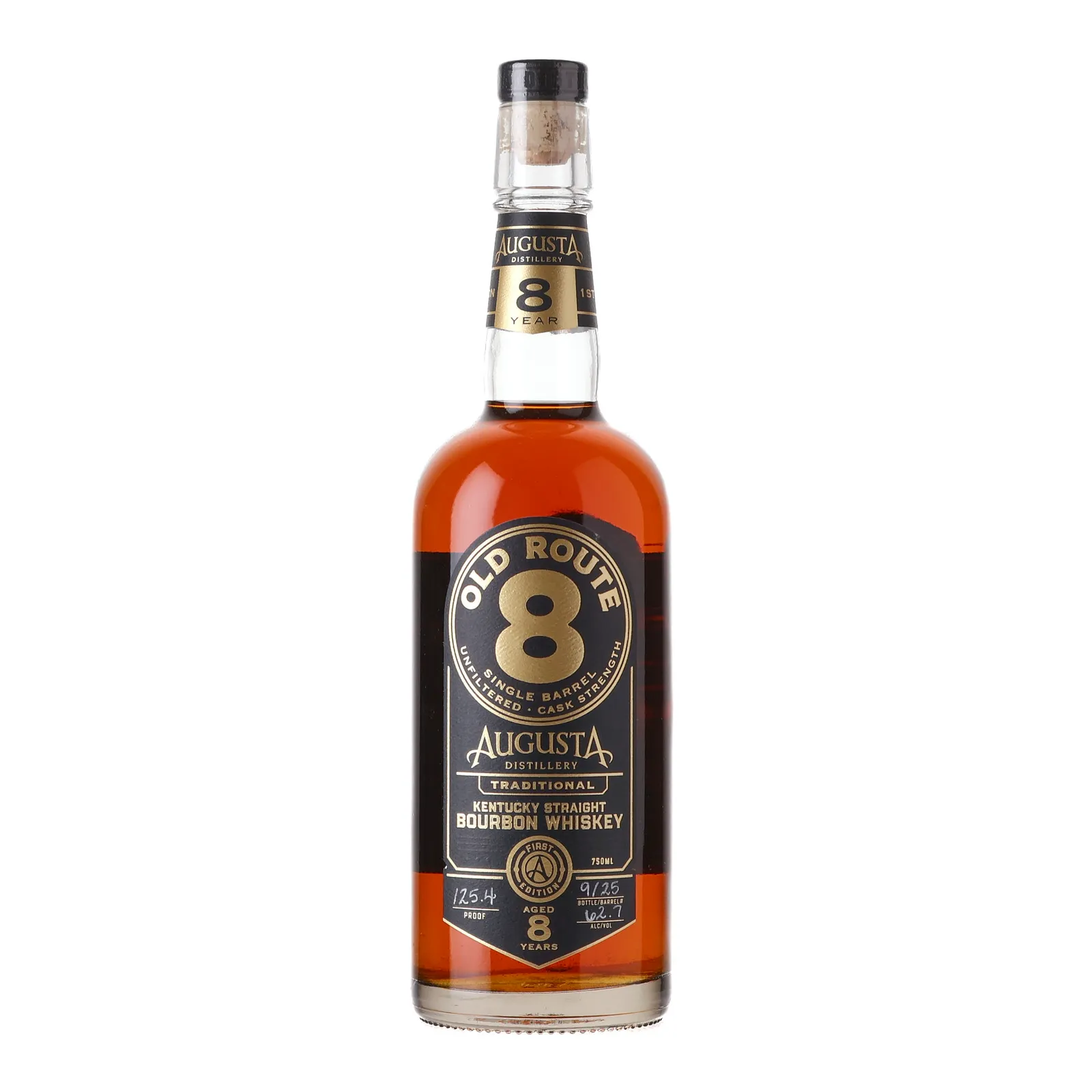 Old Route Cask Strength 8 Year Old, Cask #25, 62.7% whisky bottle