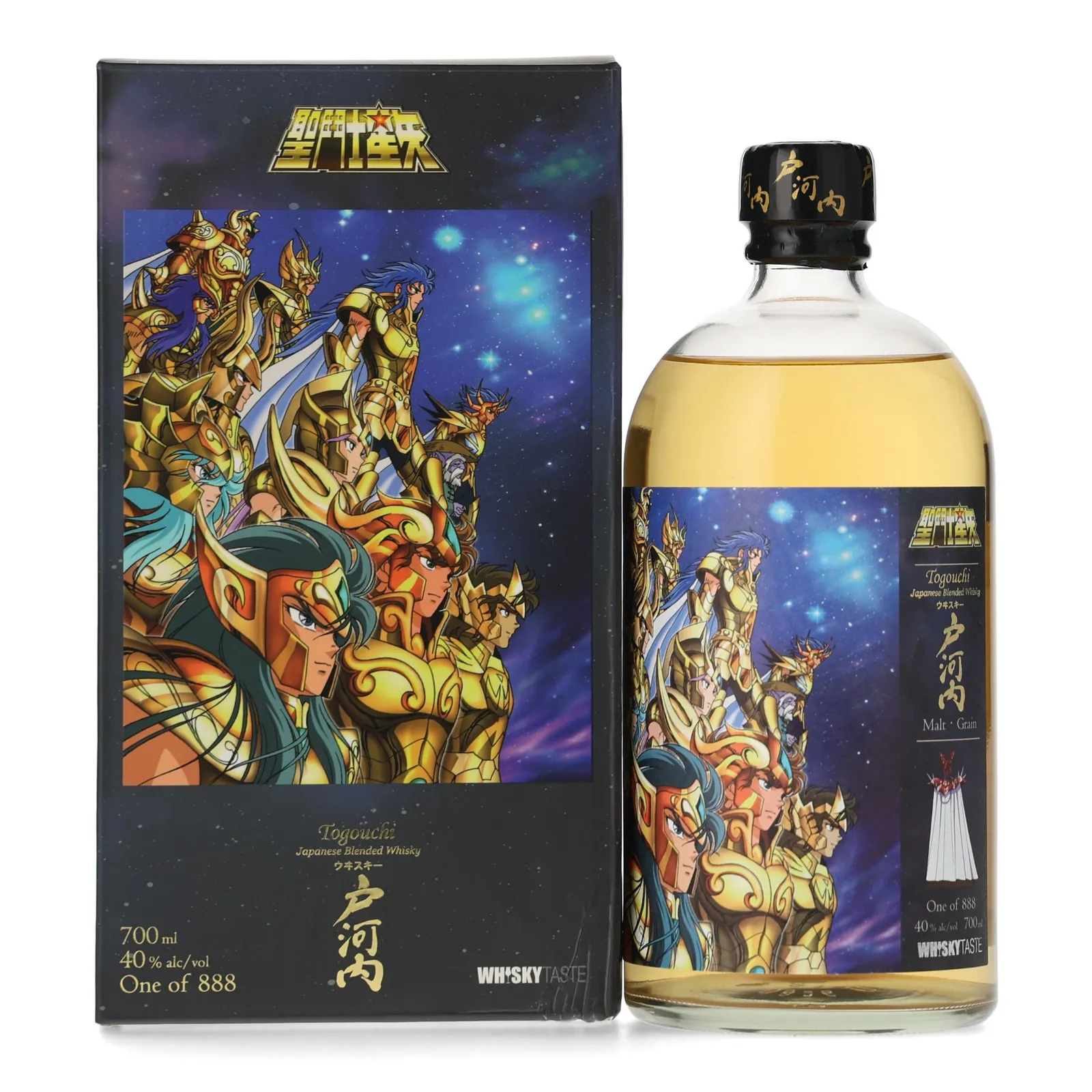 Togouchi Saint Seiya Edition No. 4, 40% whisky bottle