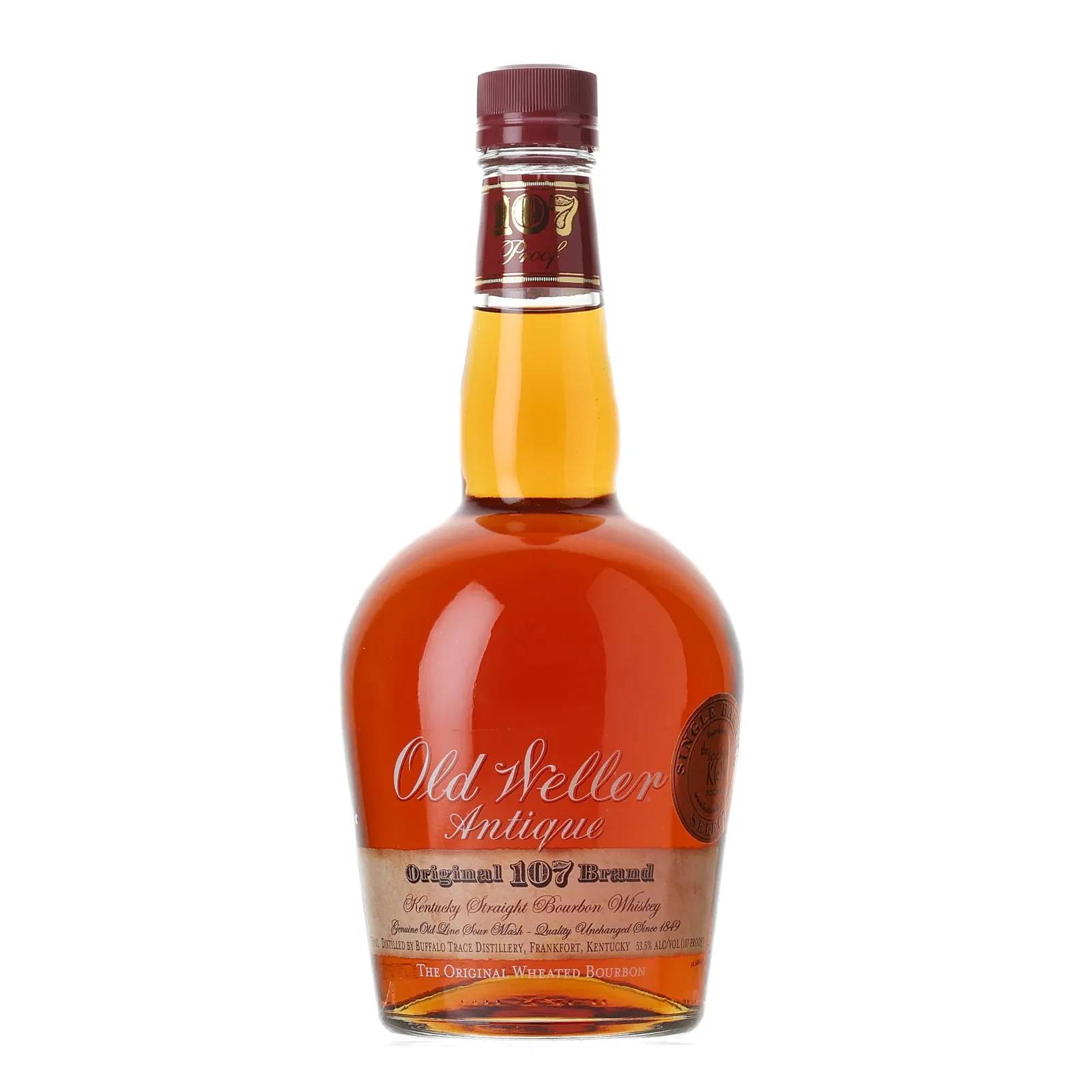 Weller Old Weller Antique 107 Loch & K(e)y Society Private Barrel Selection, Cask #86, 2015, 53.5% whisky bottle