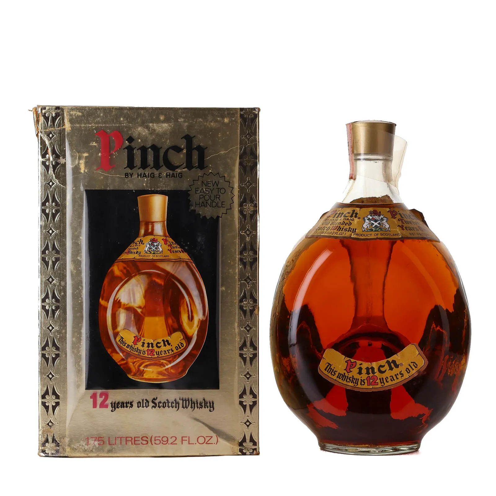 Haig & Haig Pinch 12 Year Old, 43%, 1.75L whisky bottle