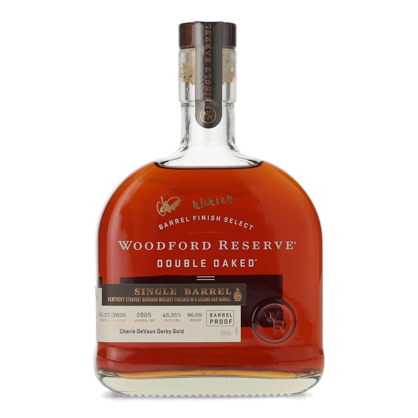 Woodford Reserve Double Oaked, Oak Cask, Cask #0905, 2026, 48.35% whisky bottle