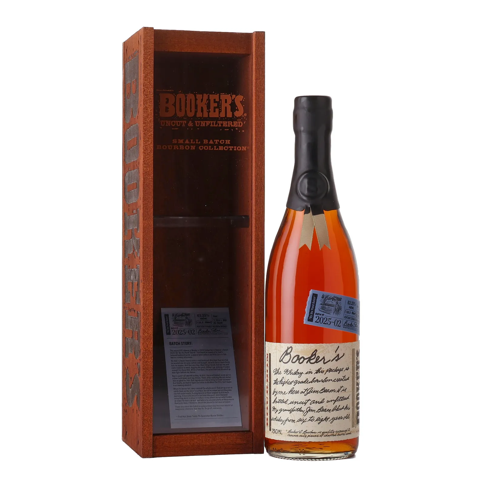 Booker's Small Batch No. Bourbon 7 Year Old, Batch No. 2025-02, 2025, 63.2% whisky bottle
