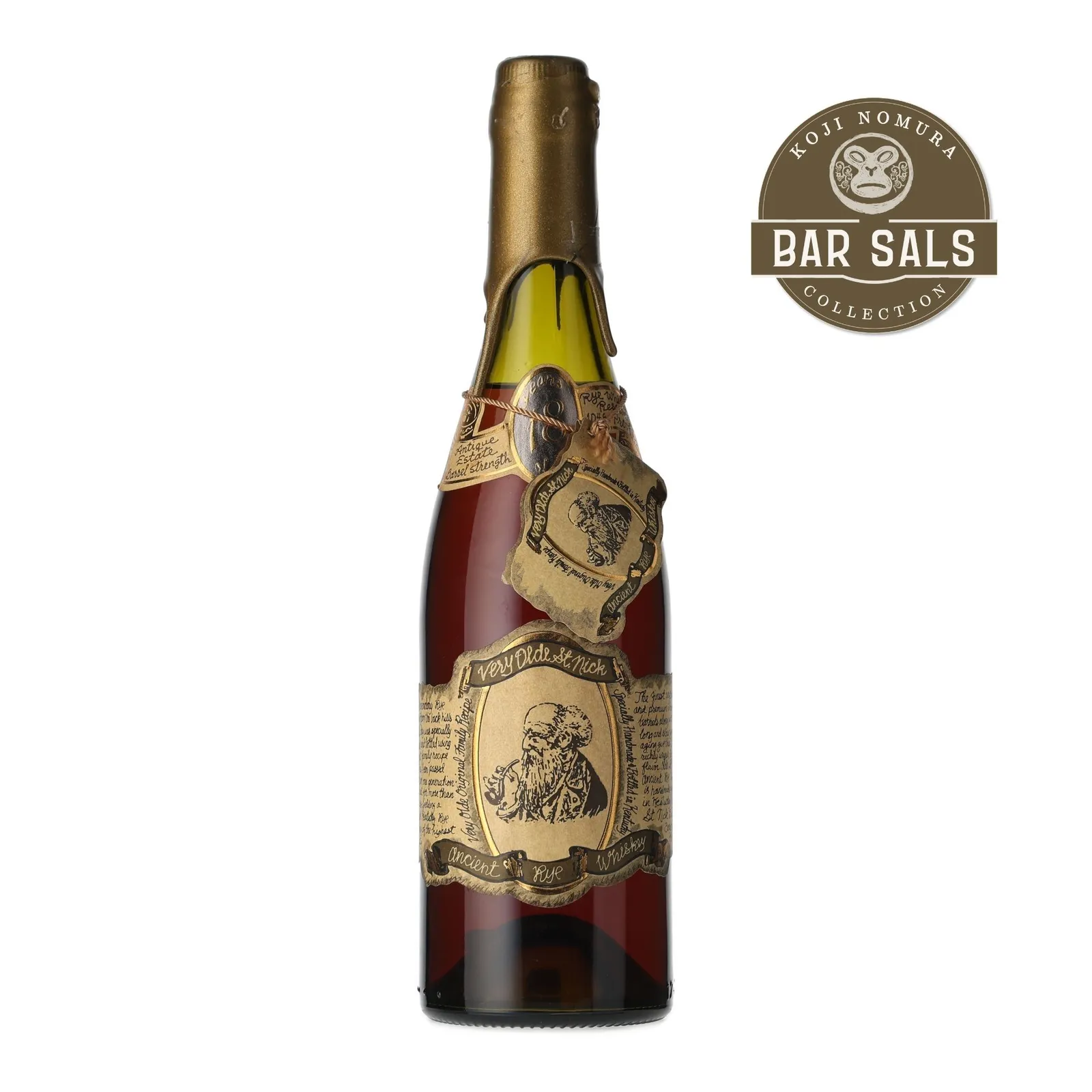 Very Olde St. Nick Ancient Rye 18 Year Old, Kentucky Bourbon Distillers, 52.3% whisky bottle