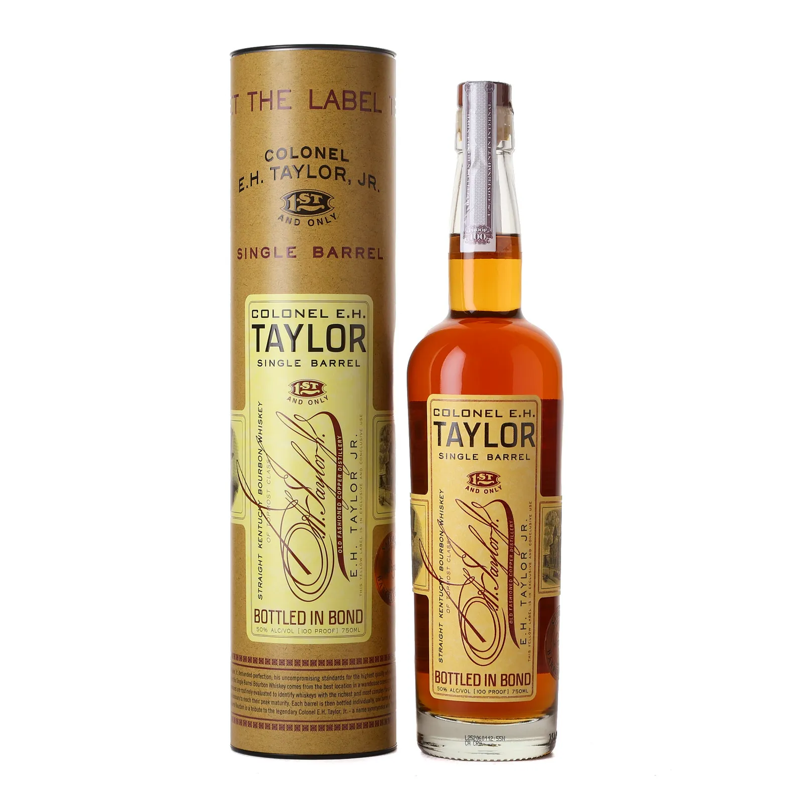 Colonel E.H. Taylor Single Barrel Bourbon Kroger Private Barrel Selection, 2025, 50% whisky bottle