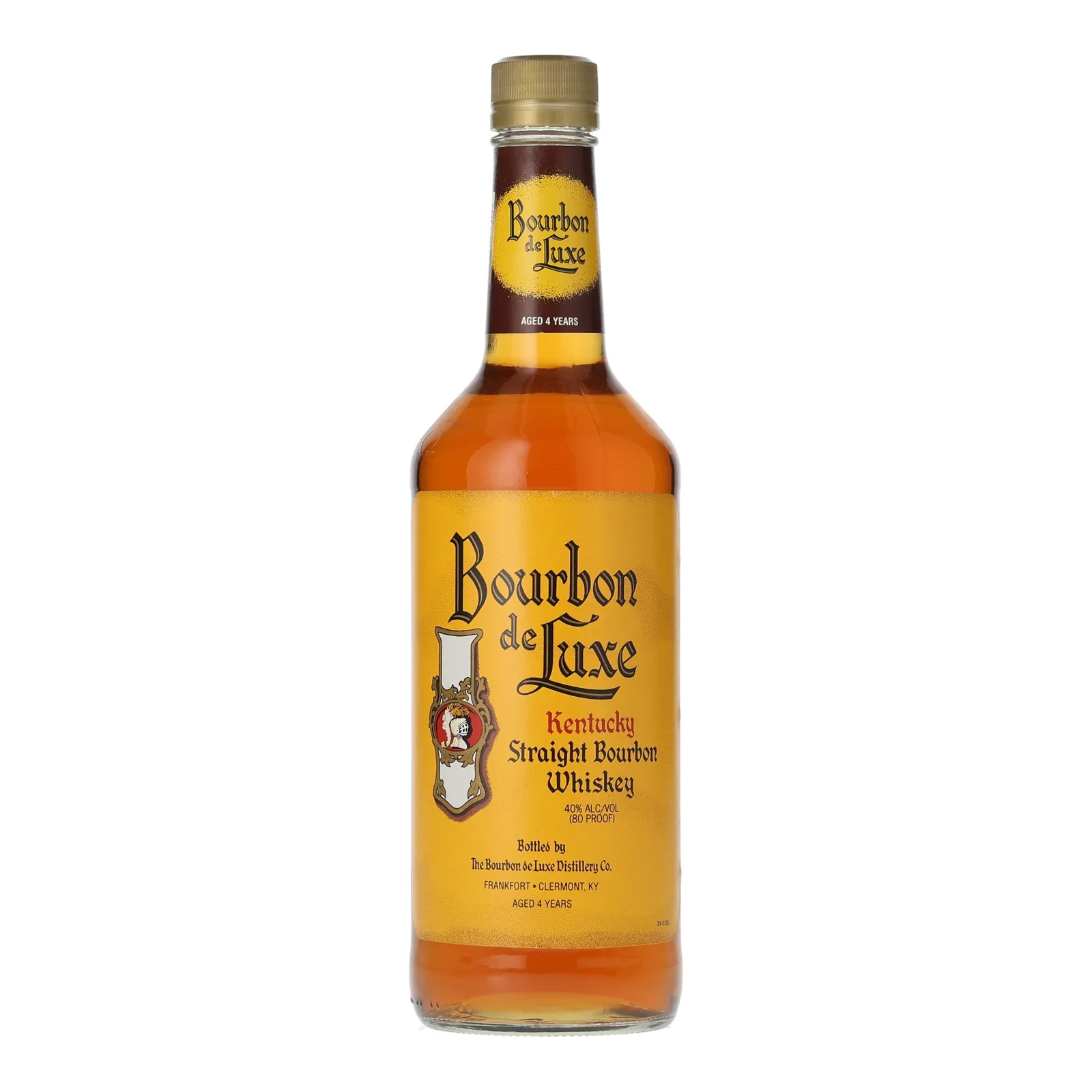 Bourbon De Luxe 4 Year Old, 40%, 75cl whisky bottle