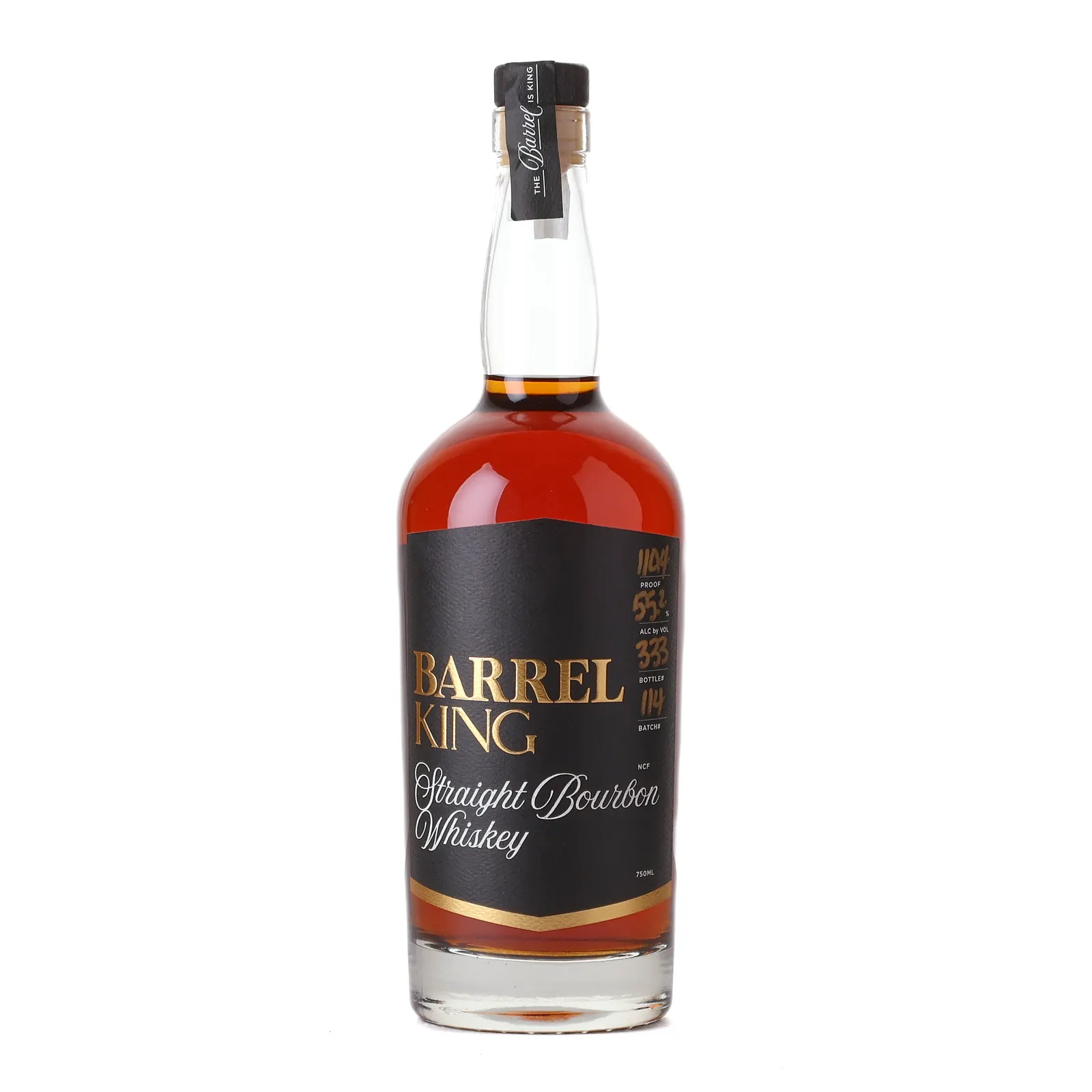 Barrel King 12 Summers 12 Year Old, Bourbon Cask, Batch No. 114, 55.2% whisky bottle