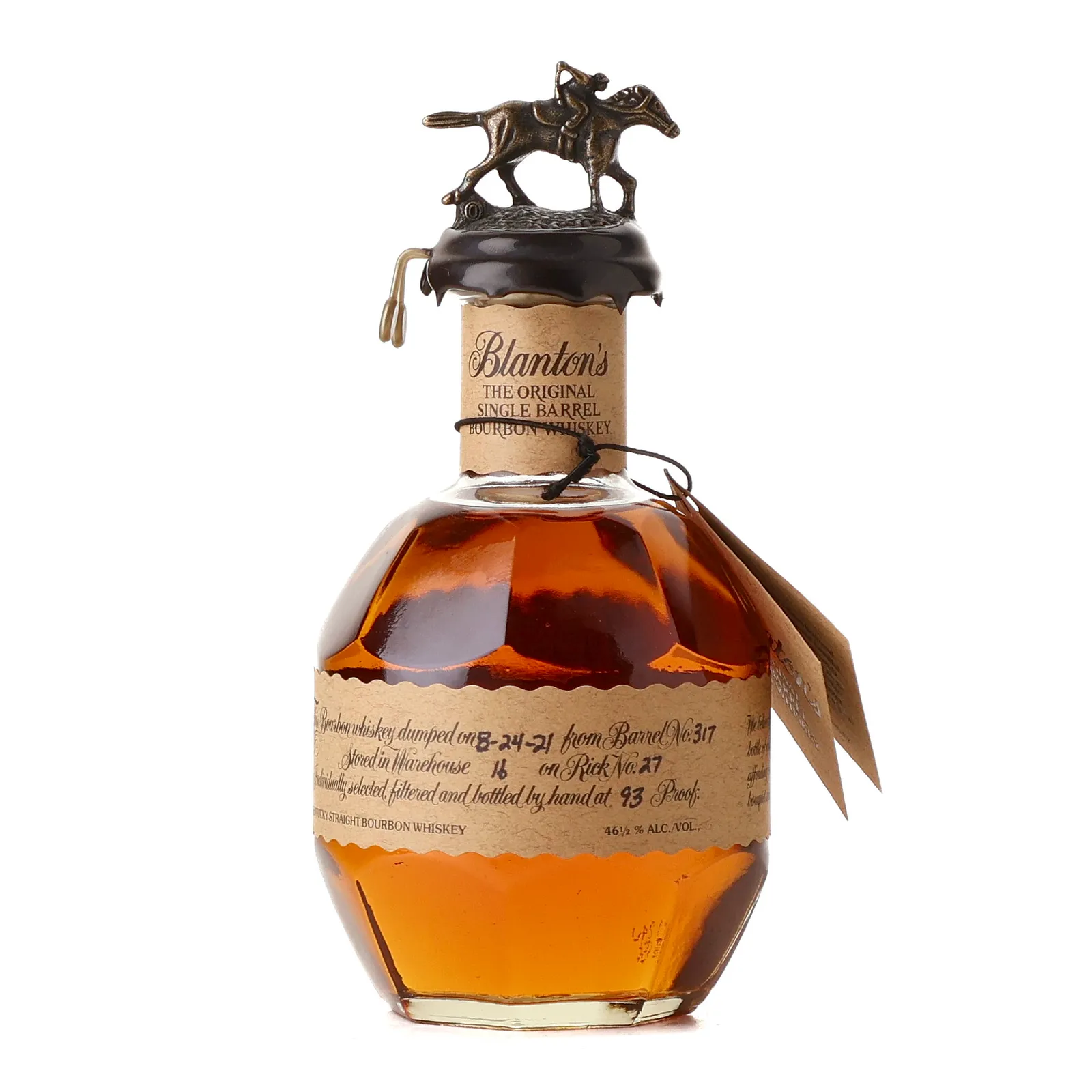 Blanton's Original Single Barrel, Cask #1609, 2025, 46.5% whisky bottle