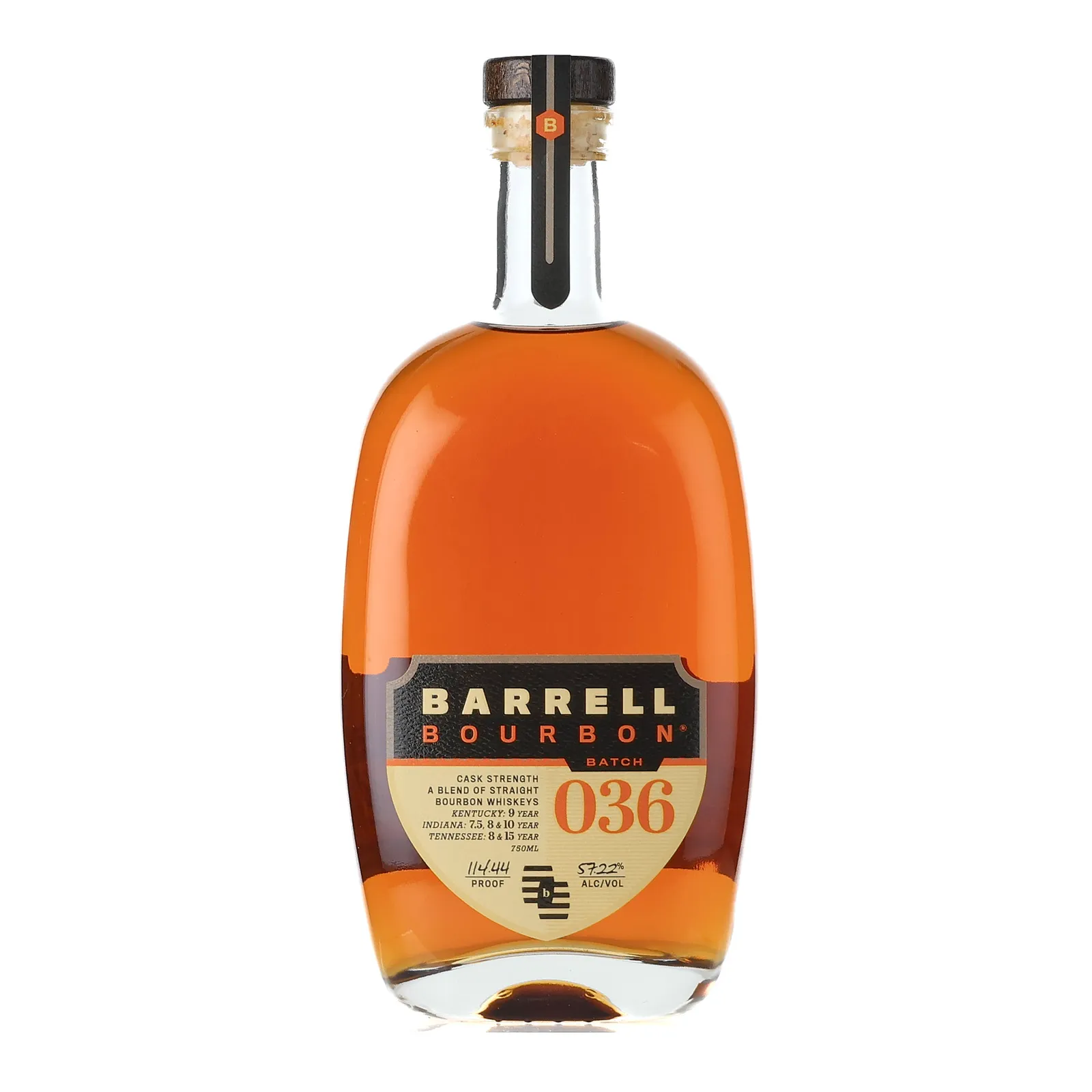 Barrell Craft Spirits Barrell Bourbon, Batch No. 036, 2024, 57.22% whisky bottle
