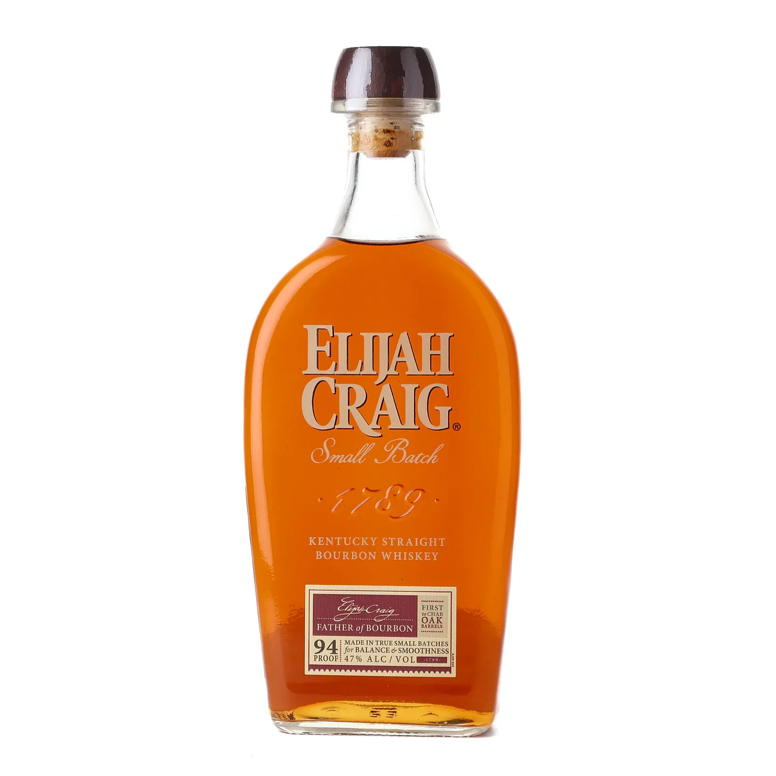 Elijah Craig Small Batch 12 Year Old, 47% whisky bottle