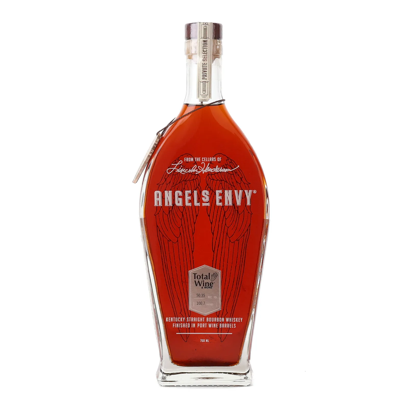 Angel's Envy Private Selection Total Wine & More, Port Cask, Cask #SB-3032, 2022, 50.35% whisky bottle