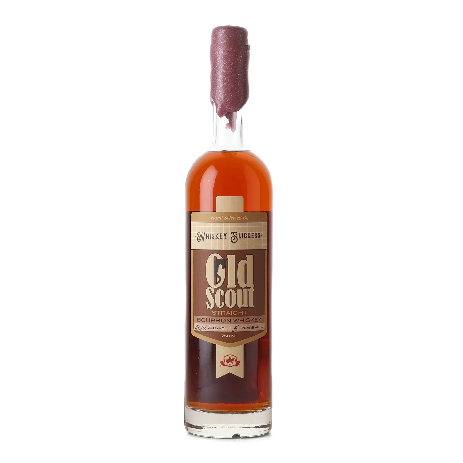 Smooth Ambler Old Scout Whiskey Slickers Private Barrel Selection 5 Year Old, Cask #13845, 59.1% whisky bottle