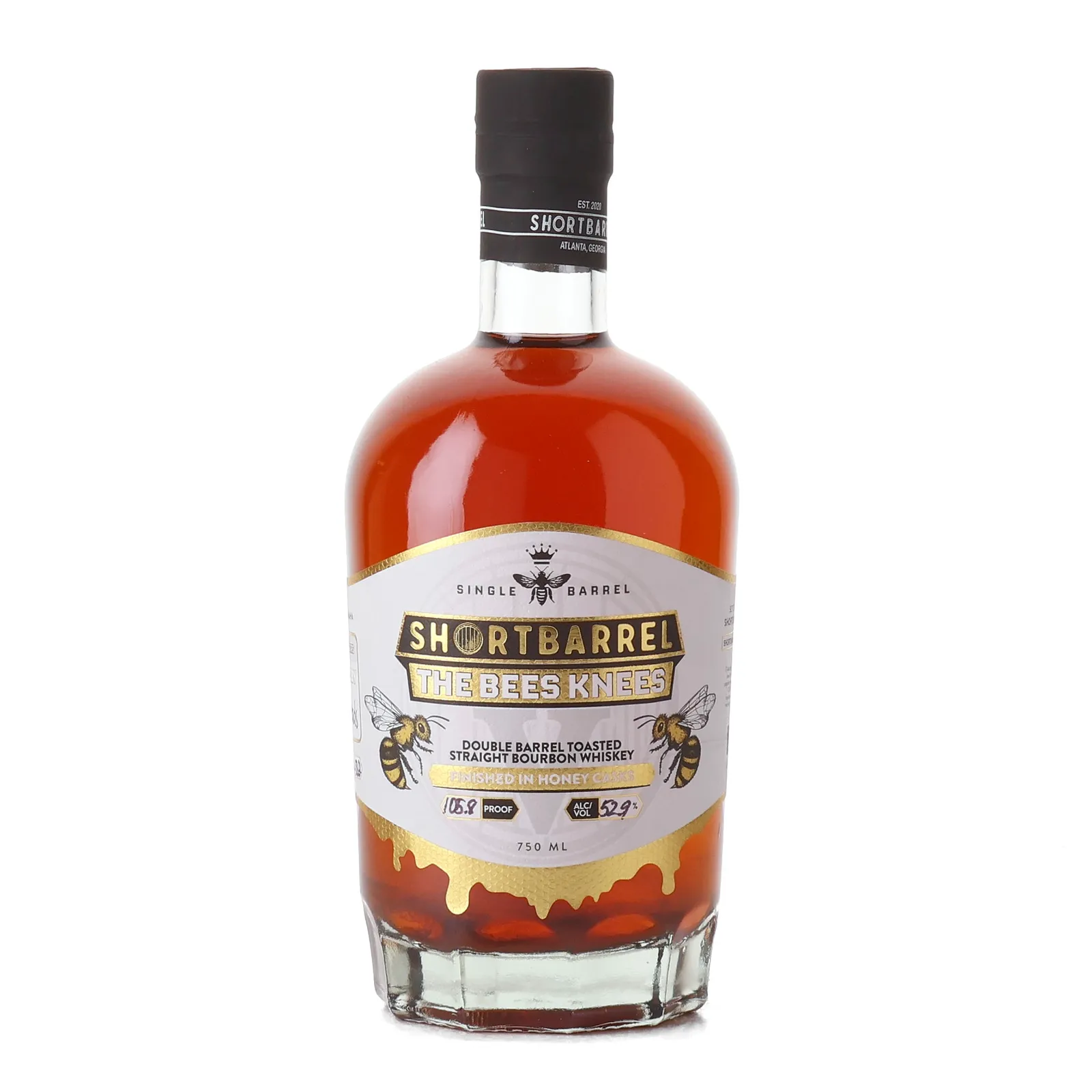 Shortbarrel The Bees Knees Barrelheads Private Barrel Selection 6 Year Old, Honey Cask, 52.9% whisky bottle