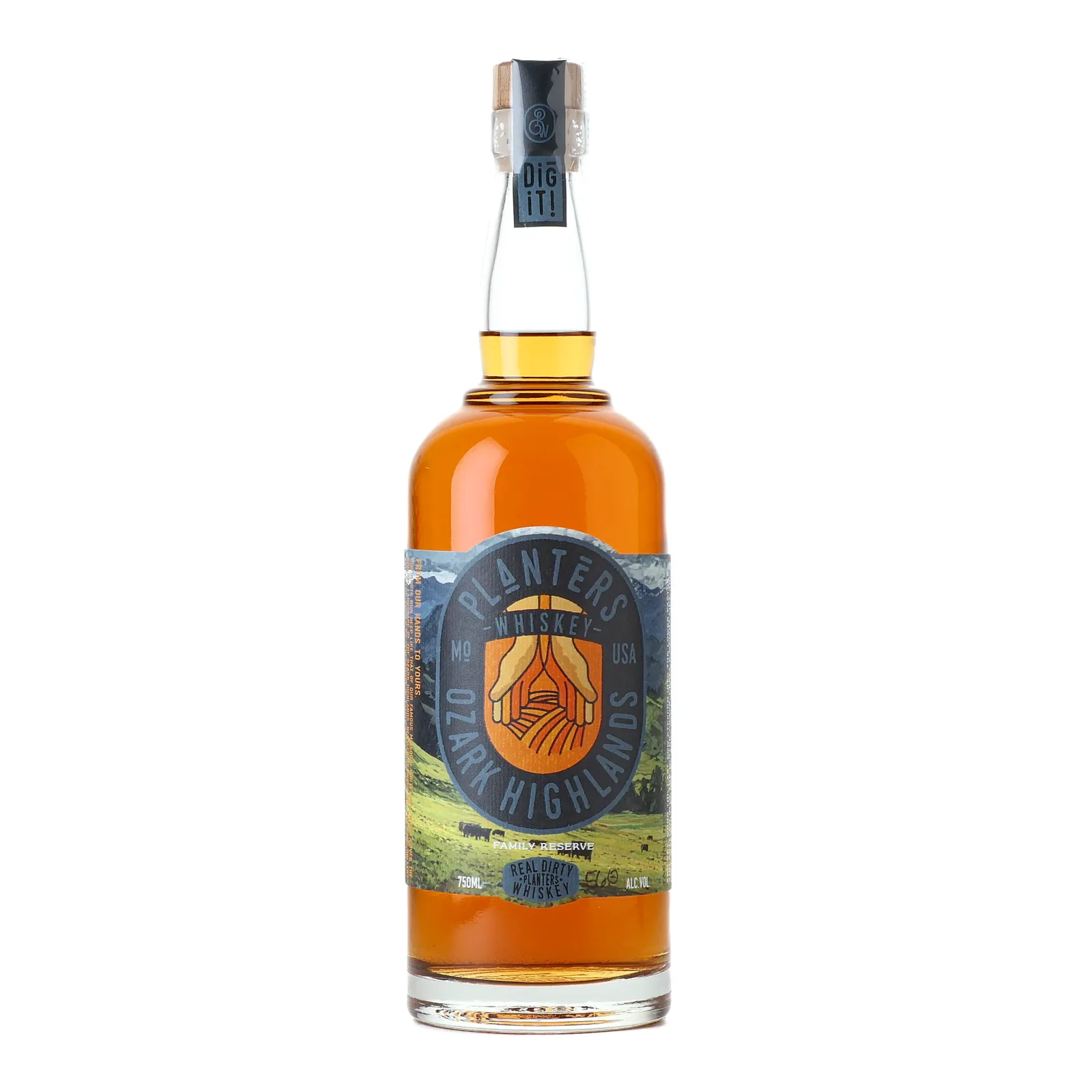 Planters Ozark Highlands Family Reserve, Batch No. Winter Ground, 56% whisky bottle