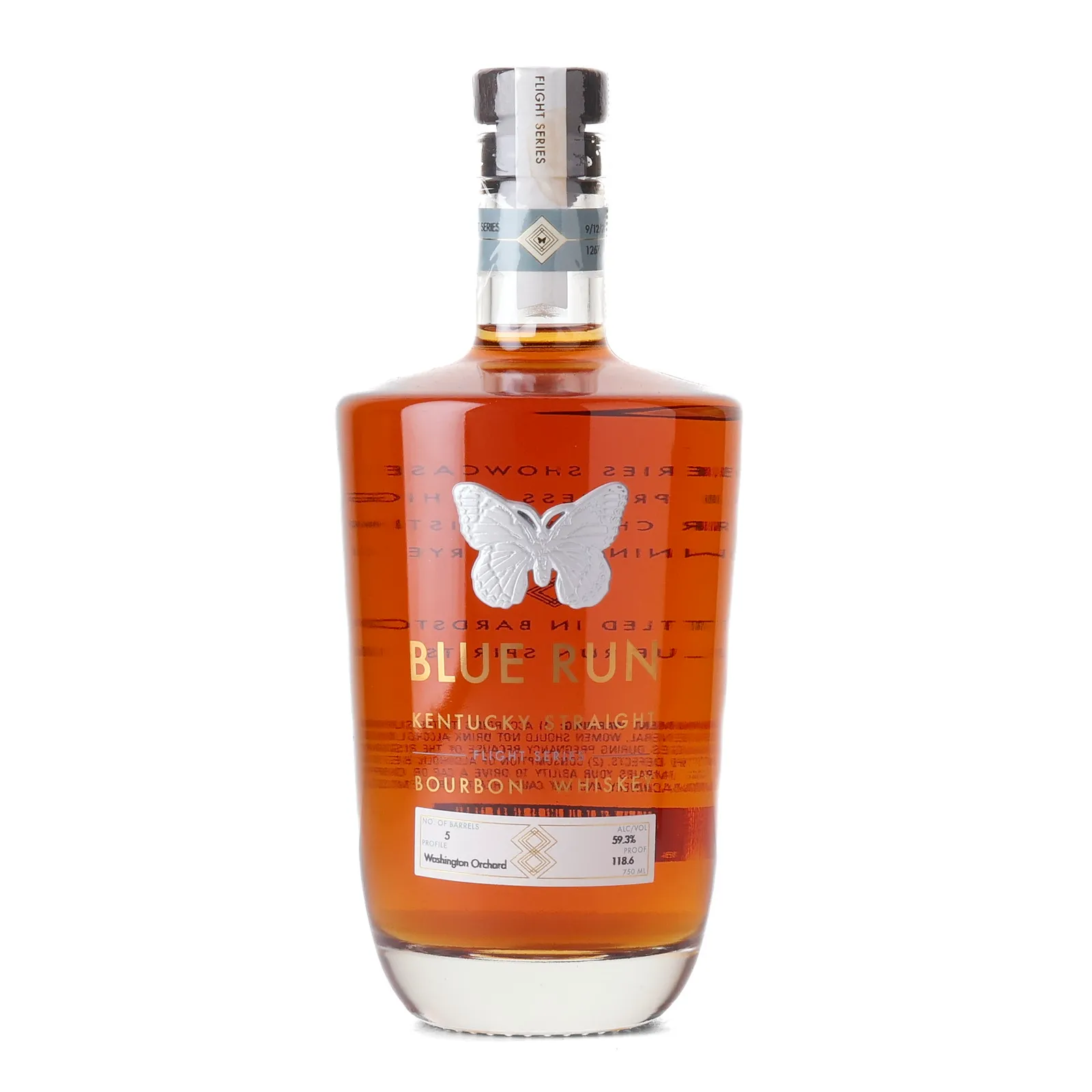 Blue Run Flight Series: Washington Orchard, 2022, 59.3% whisky bottle