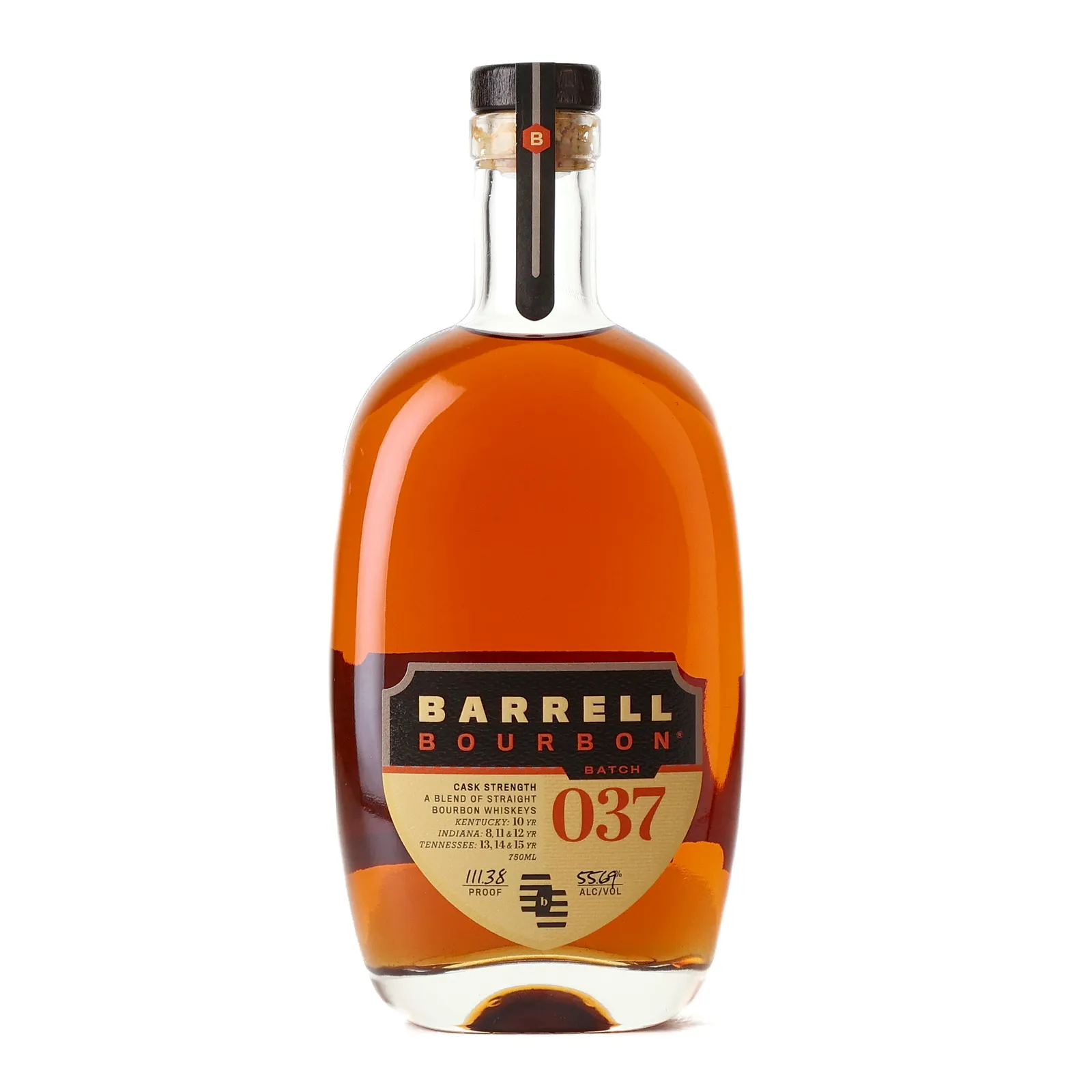 Barrell Craft Spirits Batch No. 037 Bourbon, 55.7% whisky bottle