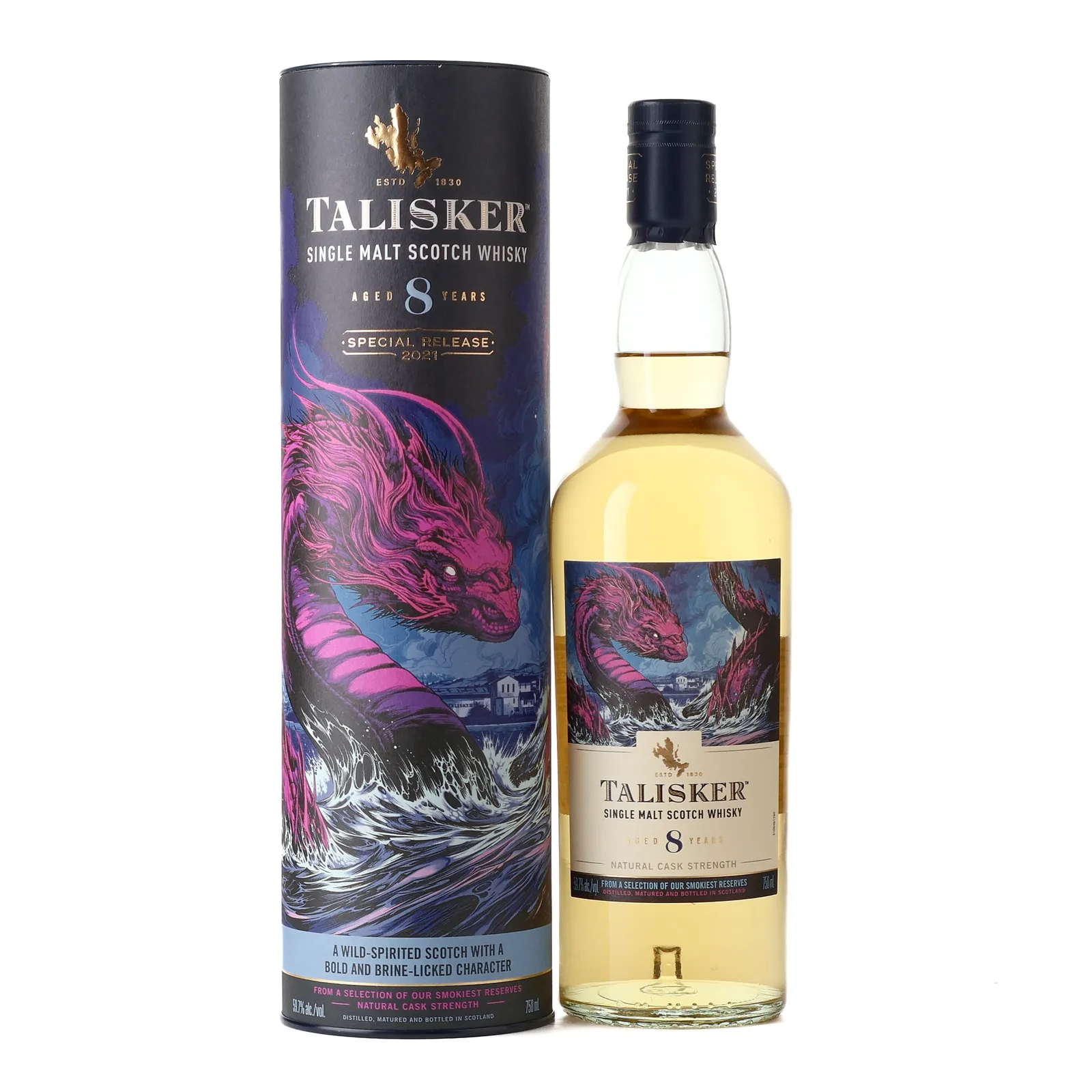 Talisker The Rogue Seafury Special Release 8 Year Old, Refill Cask, 2021, 59.7% whisky bottle