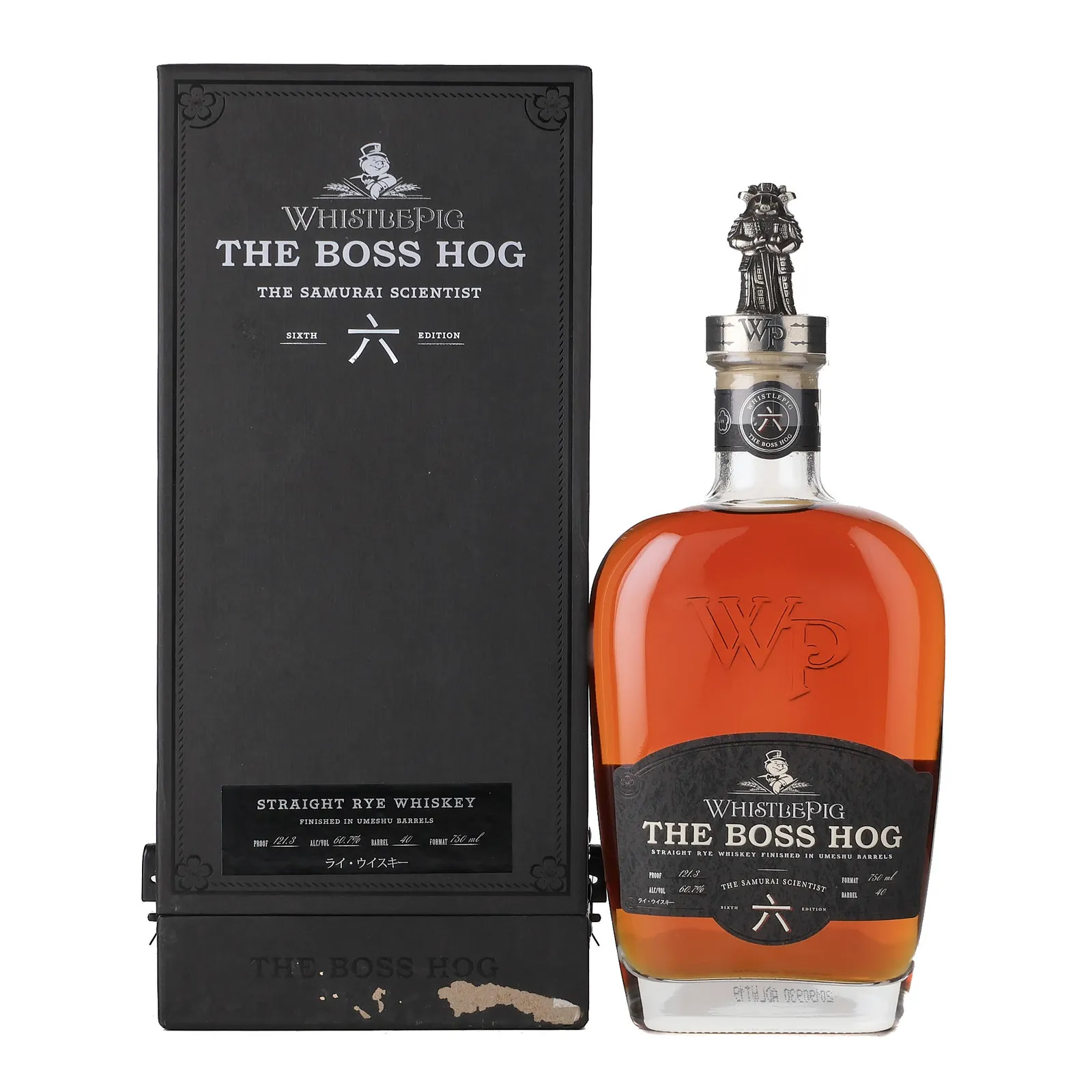 WhistlePig The Boss Hog VI: The Samurai Scientist 16 Year Old, Umeshu Cask, Cask #40, 2019, 60.6% whisky bottle