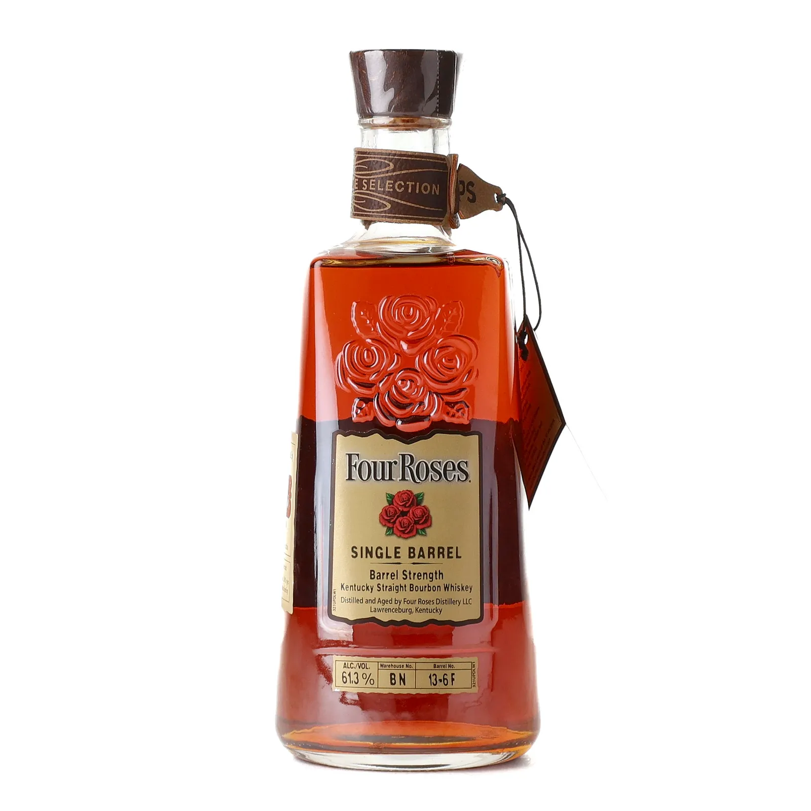 Four Roses Barrel Strength OESO 8 Year Old, New Charred Oak Cask, Cask #BN 13-6F, 61.3% whisky bottle