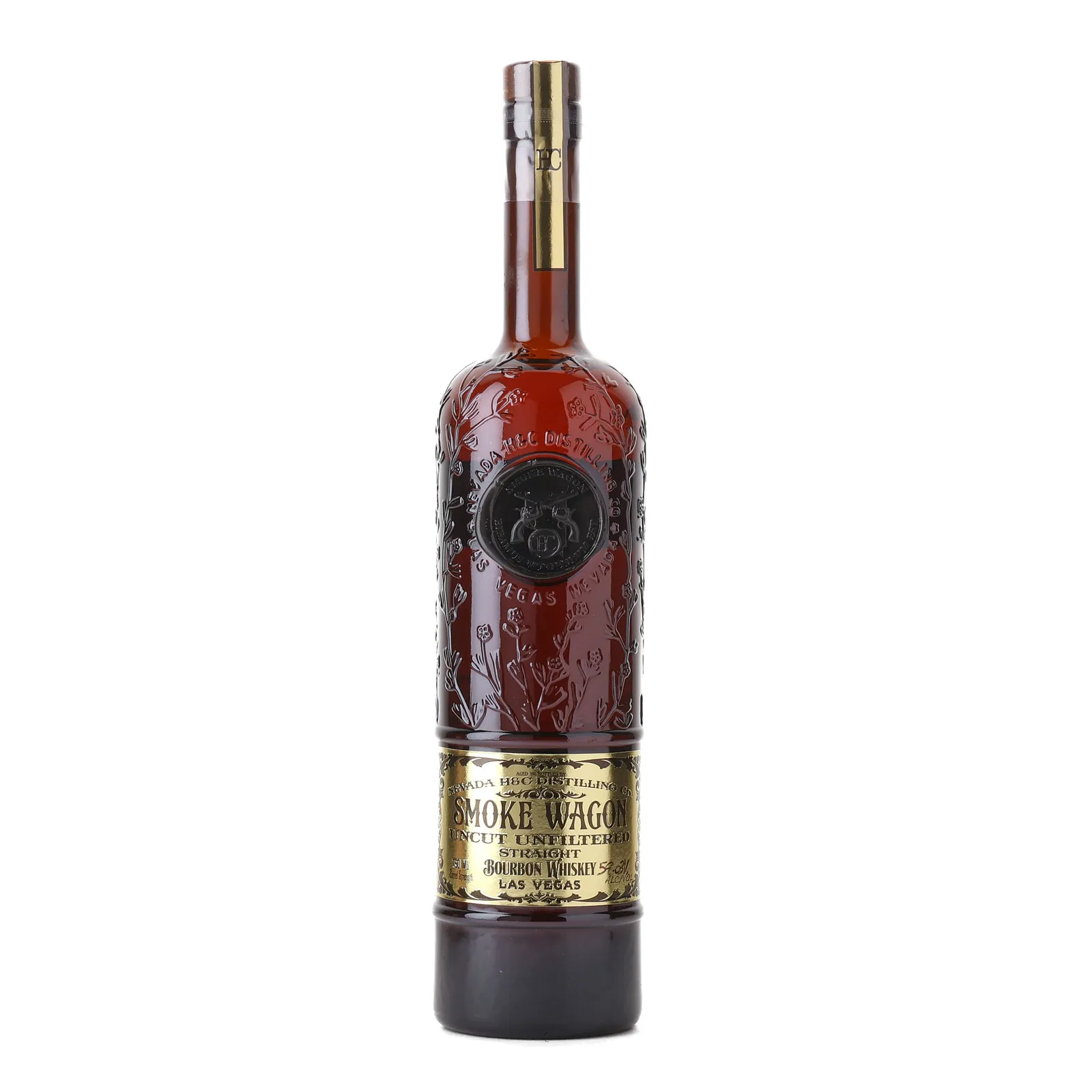 Smoke Wagon Uncut & Unfiltered, Batch No. 215, 2025, 59% whisky bottle