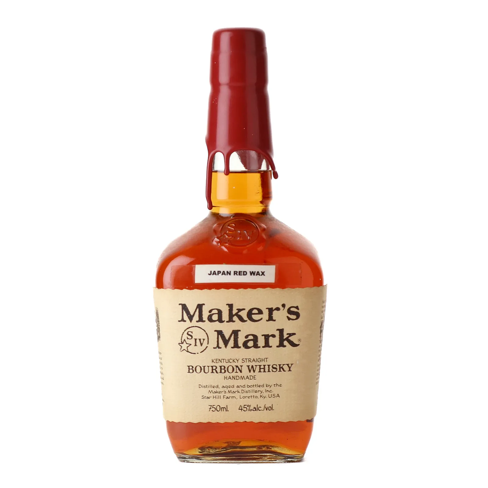 Maker's Mark Bourbon Japanese Export, New Charred Oak Cask, 45% whisky bottle
