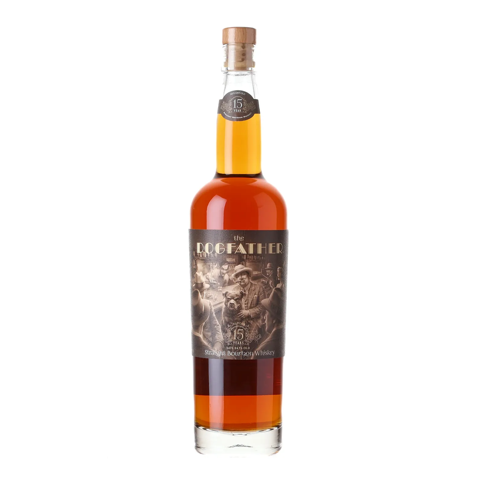 Lone Whisker The Dogfather 15 Year Old, Oak Cask, 2021, 46.9% whisky bottle