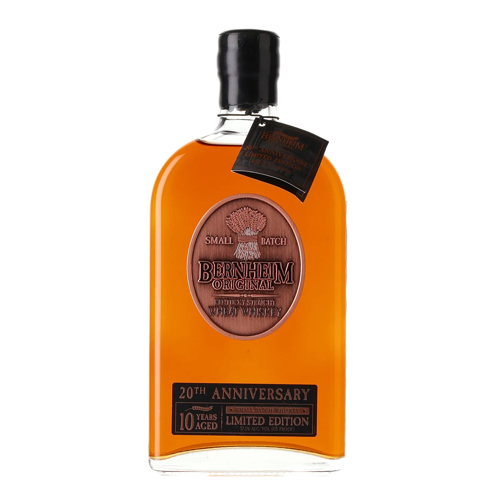 Bernheim Original 20th Anniversary 10 Year Old, Bottled, 57.5% whisky bottle