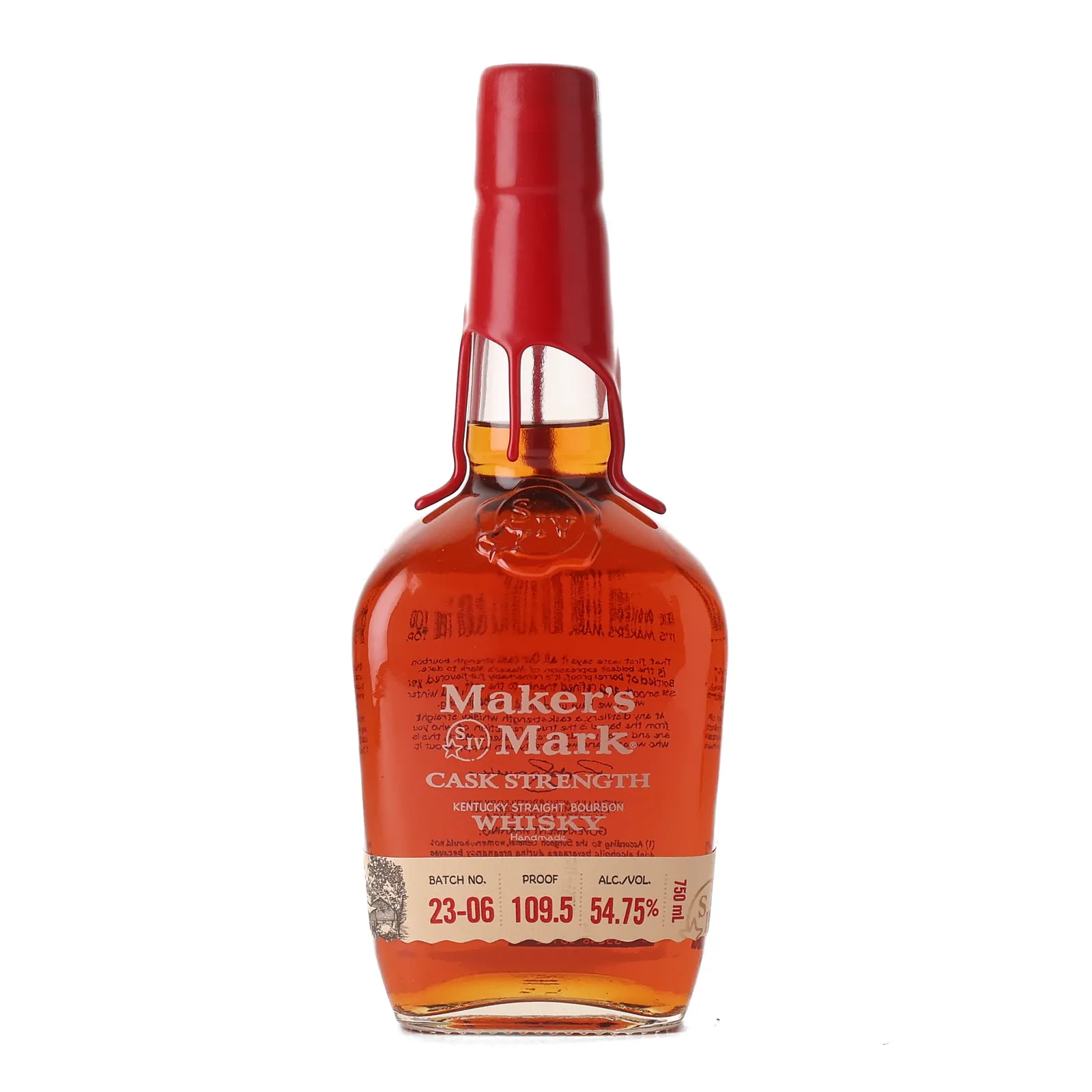 Maker's Mark Cask Strength, Batch No. 23-06, 2023, 54.75%, 75cl whisky bottle