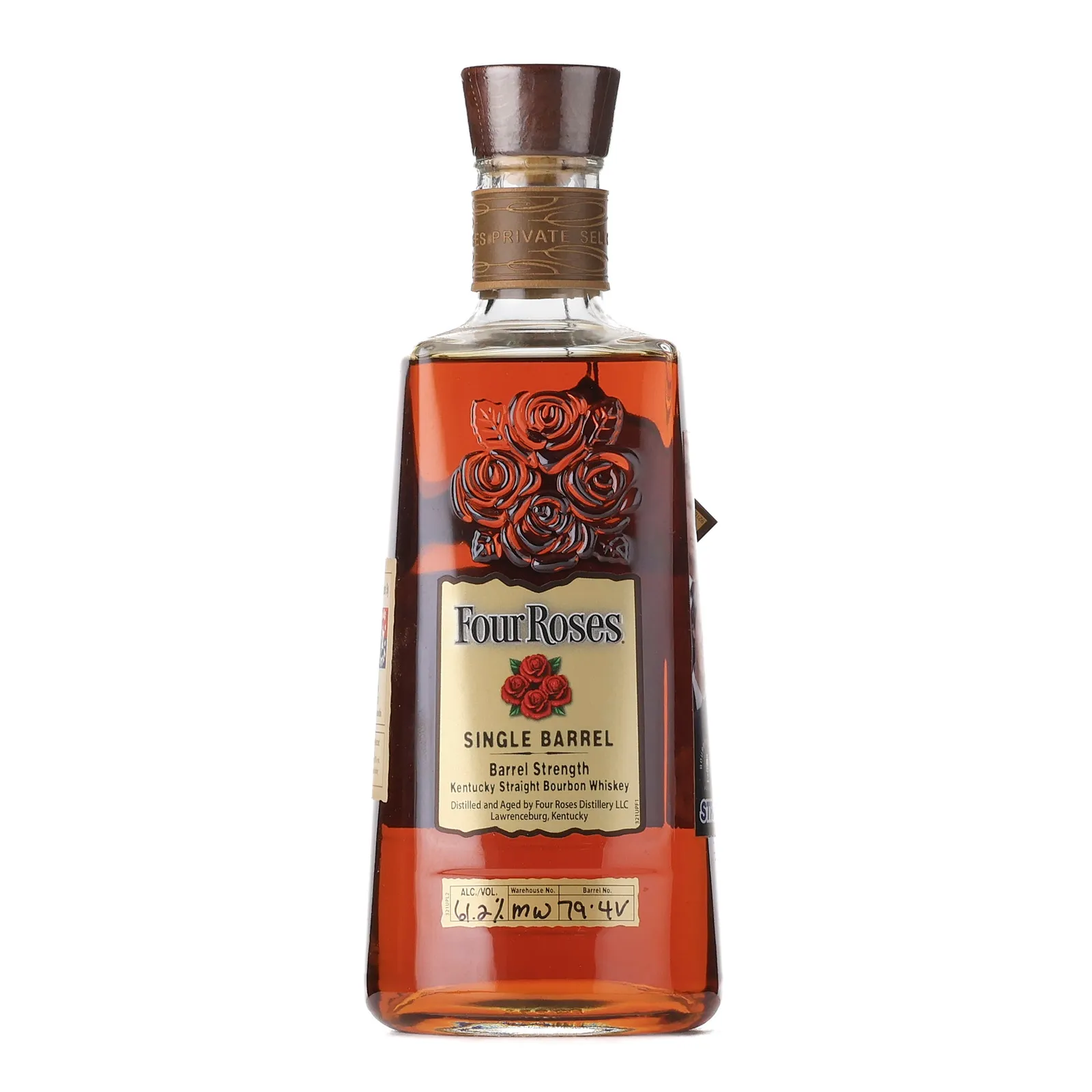 Four Roses Single Barrel Barrel Strength OESF Bourbon Pursuit Podcast Private Barrel Selection 9 Year Old, Cask #79-4V, 2020, 61.2% whisky bottle